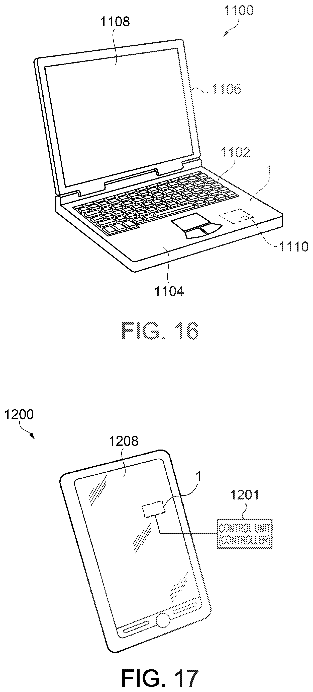 Patent US12099075 Figure 16 – Physical quantity sensor, composite sensor, inertial measurement unit, portable electronic apparatus, electronic apparatus, and vehicle