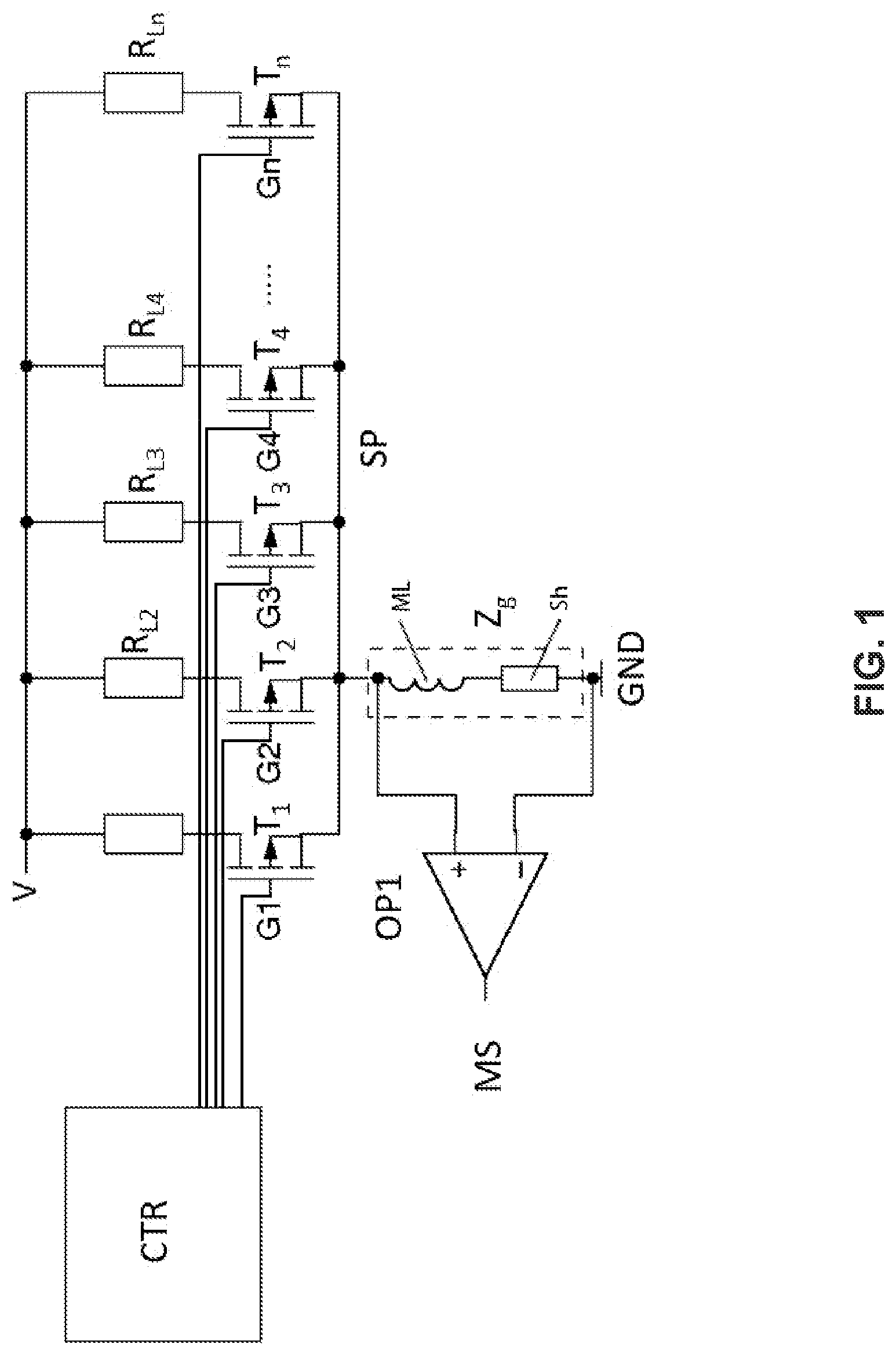 Patent US12099079 Figure 1 – Apparatus for analysing currents in an electrical load, and load having such an apparatus