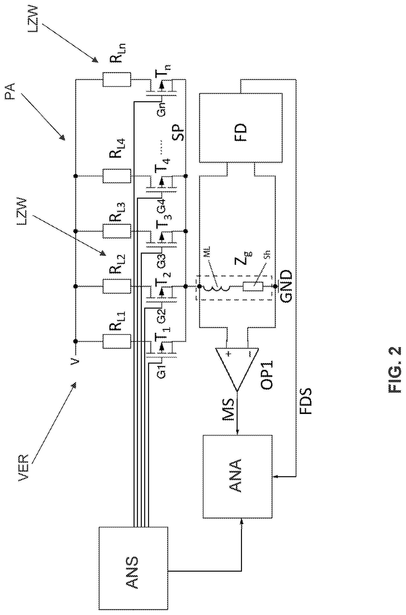 Patent US12099079 Figure 2 – Apparatus for analysing currents in an electrical load, and load having such an apparatus