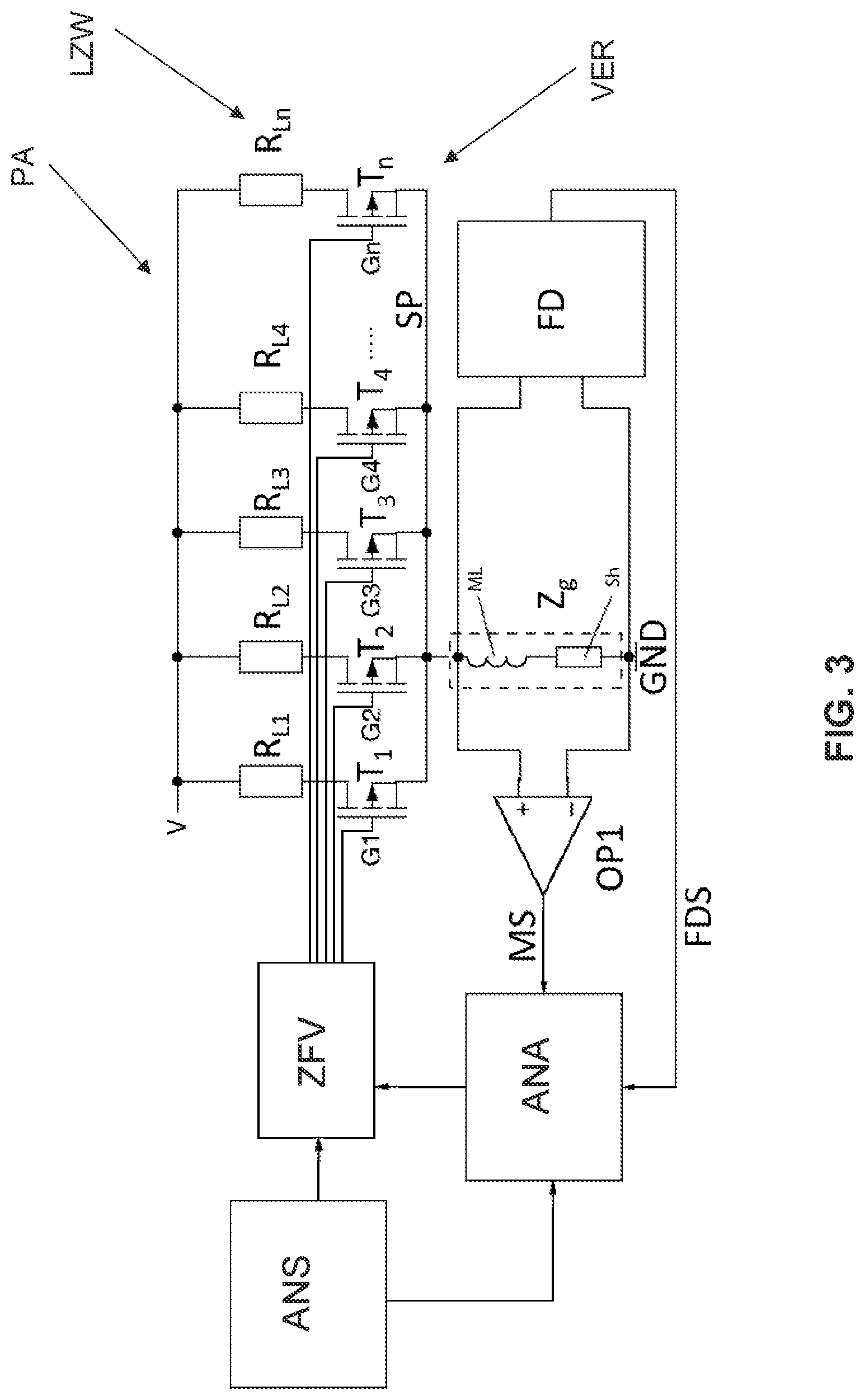 Patent US12099079 Figure 3 – Apparatus for analysing currents in an electrical load, and load having such an apparatus