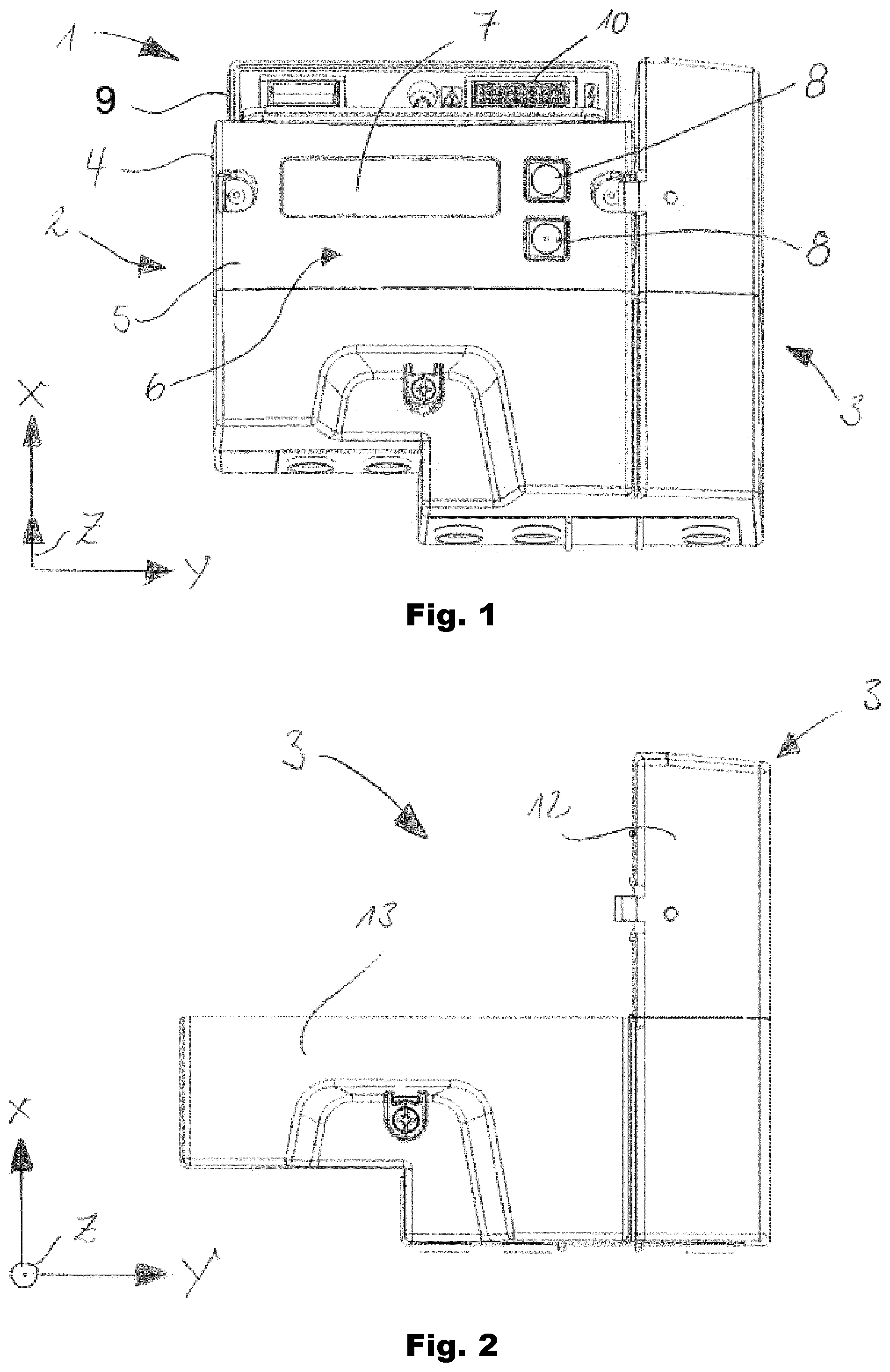 Patent US12099080 Figure 1 – Ingress protection assembly for a utility meter and meter arrangement comprising same