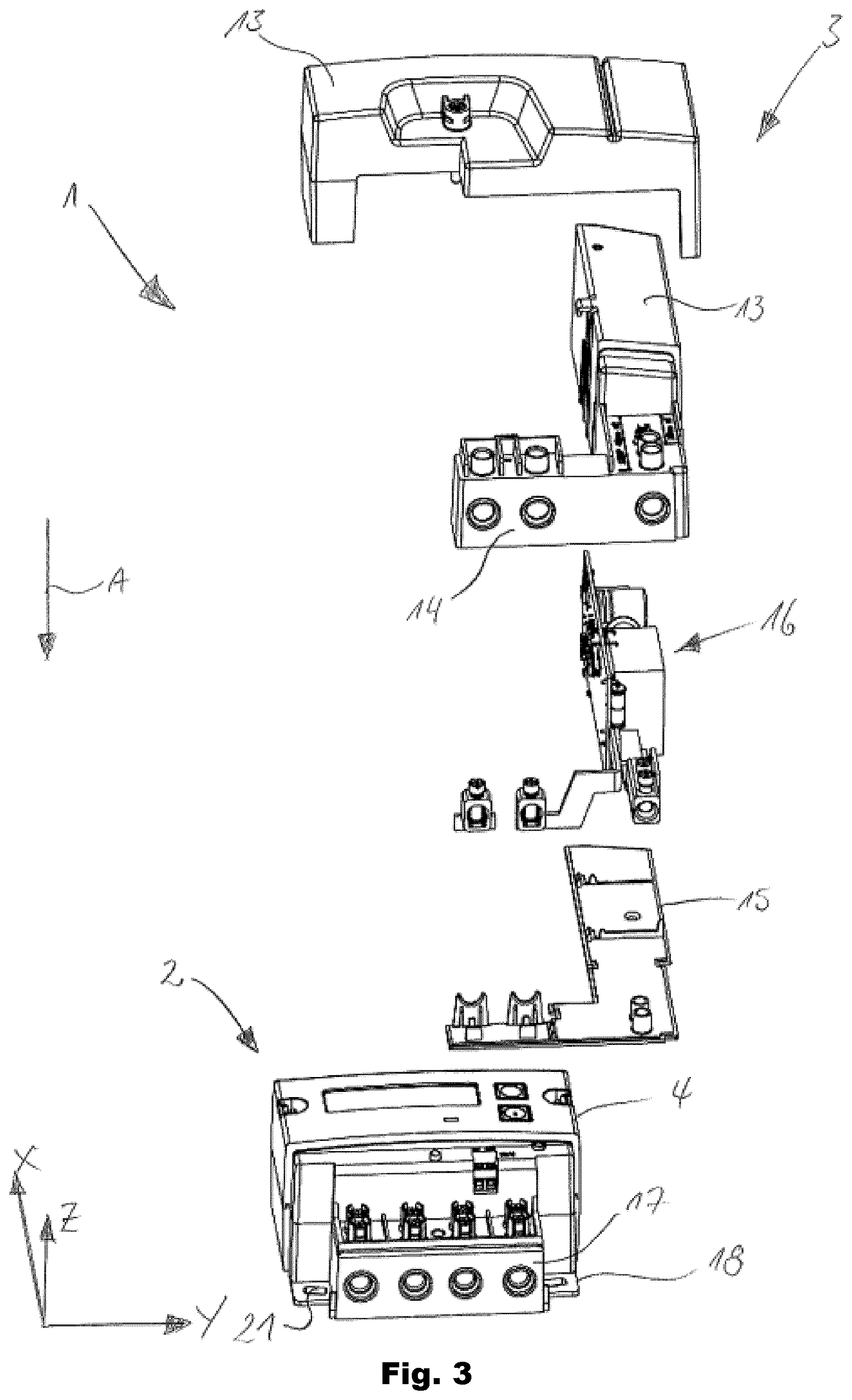 Patent US12099080 Figure 2 – Ingress protection assembly for a utility meter and meter arrangement comprising same