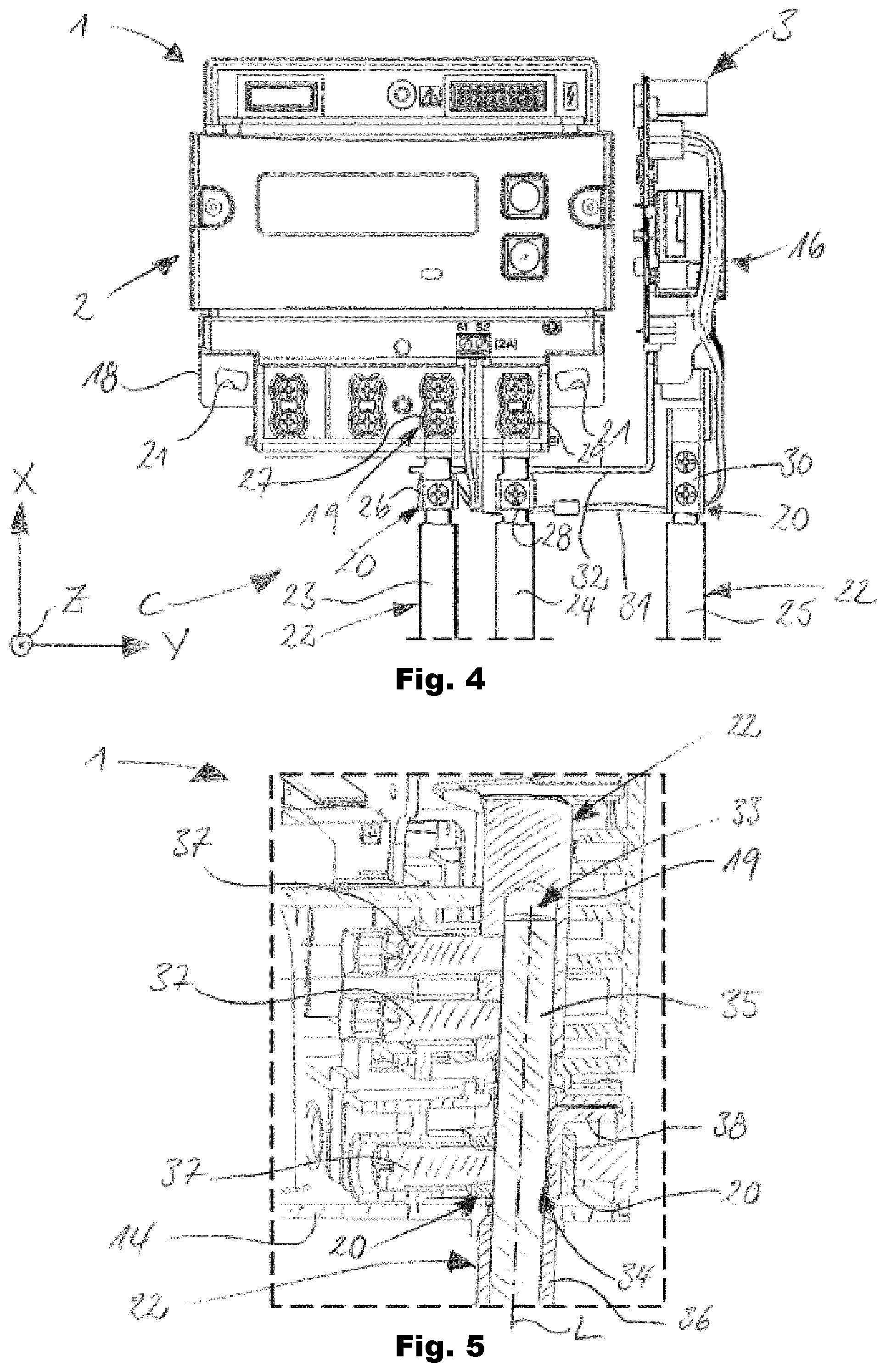 Patent US12099080 Figure 3 – Ingress protection assembly for a utility meter and meter arrangement comprising same