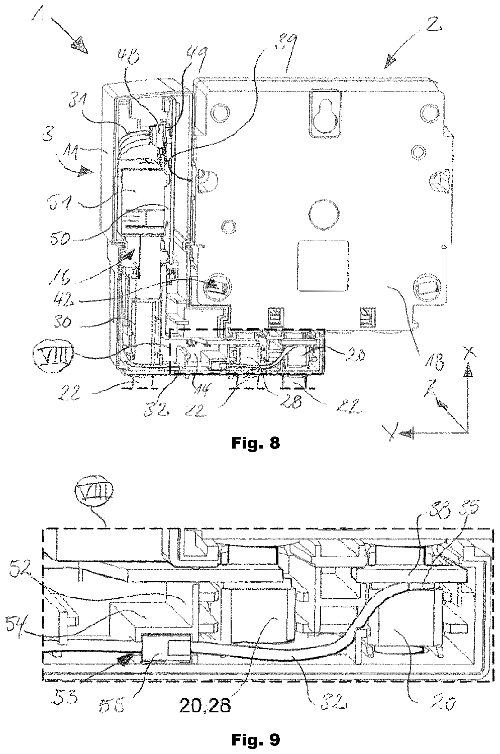 Patent US12099080 Figure 5 – Ingress protection assembly for a utility meter and meter arrangement comprising same