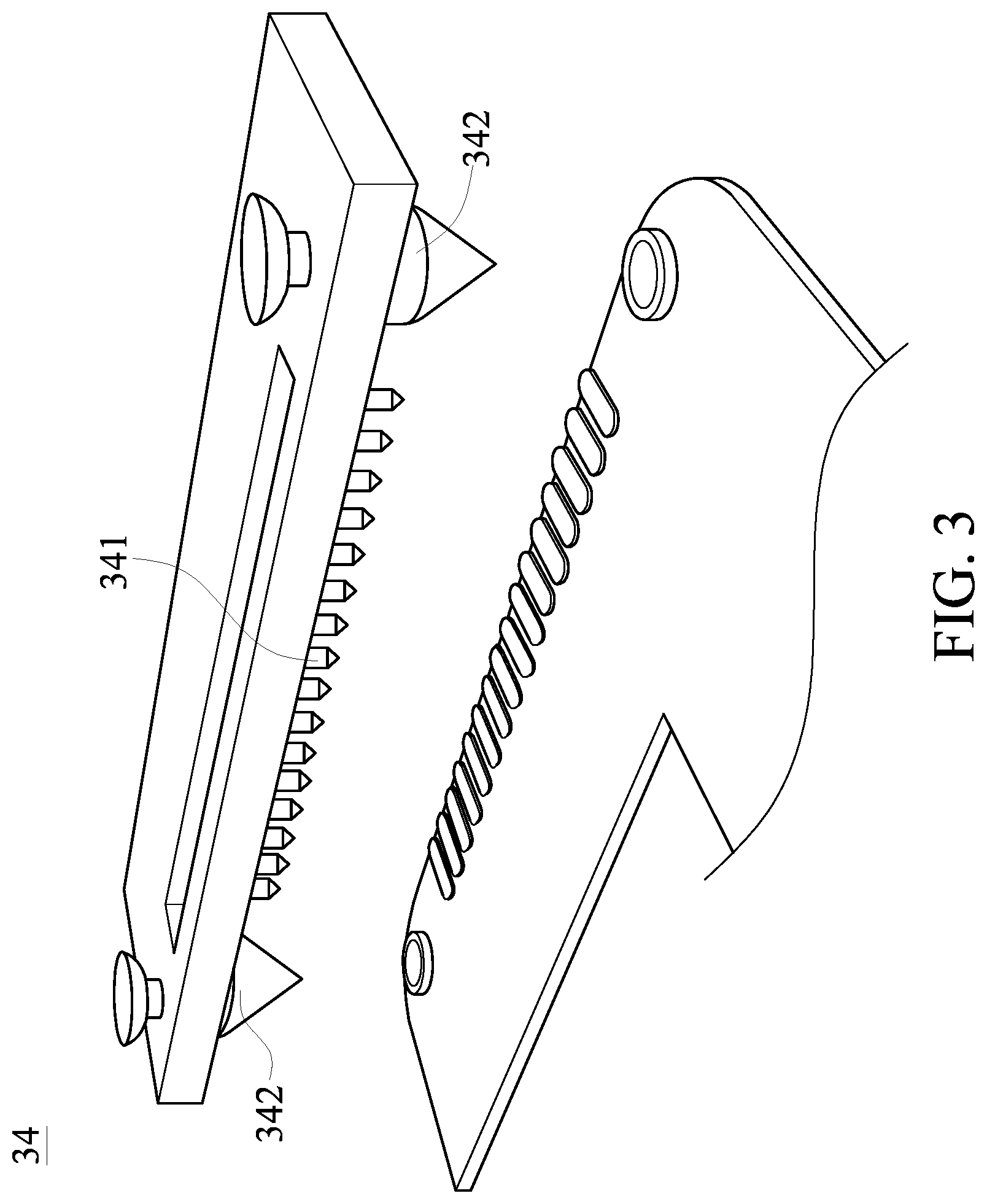 Patent US12099083 Figure 3 – Detection apparatus and anti-bending device thereof
