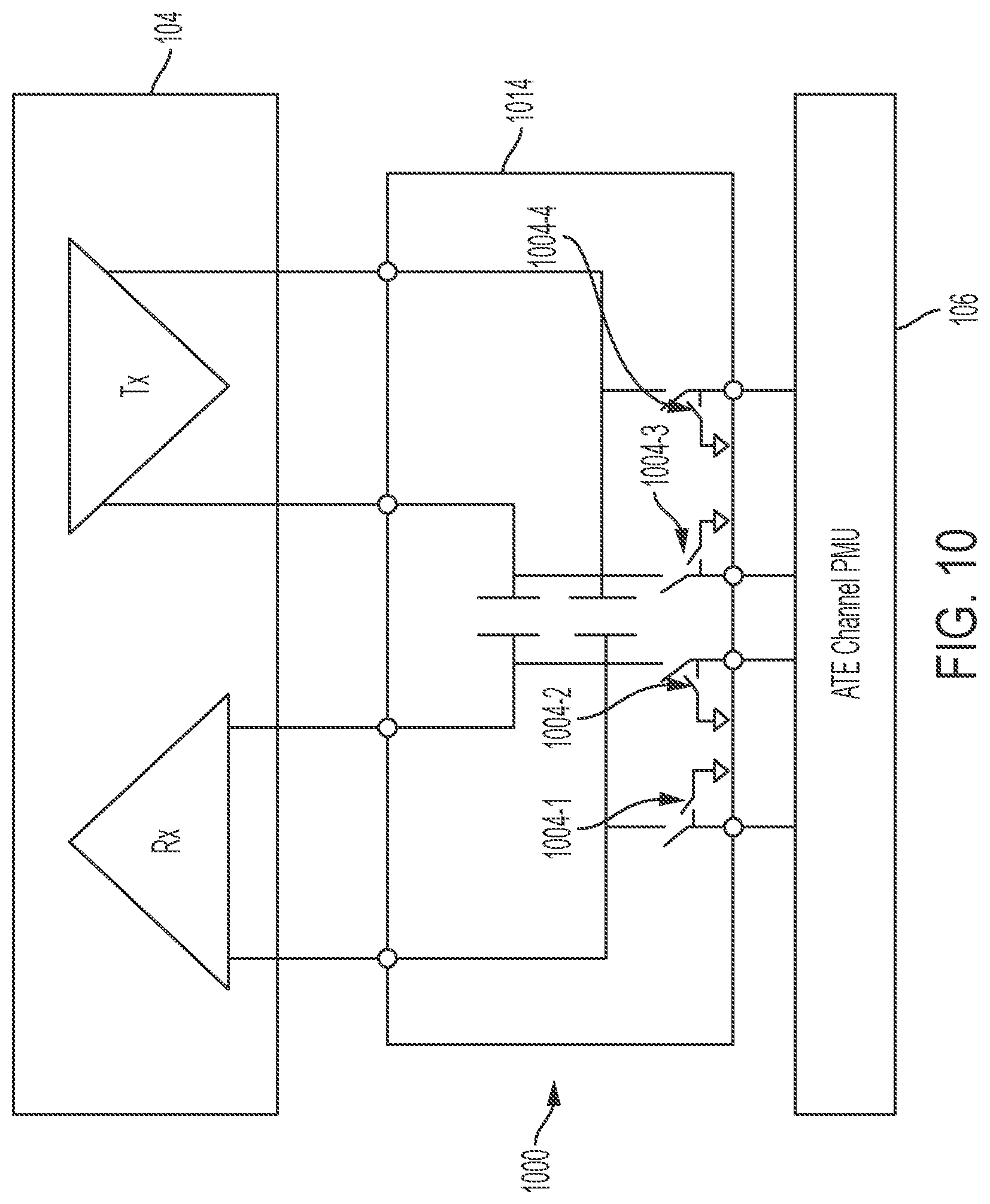 Patent US12099085 Figure 13 – Apparatuses and methods for testing semiconductor circuitry using microelectromechanical systems switches