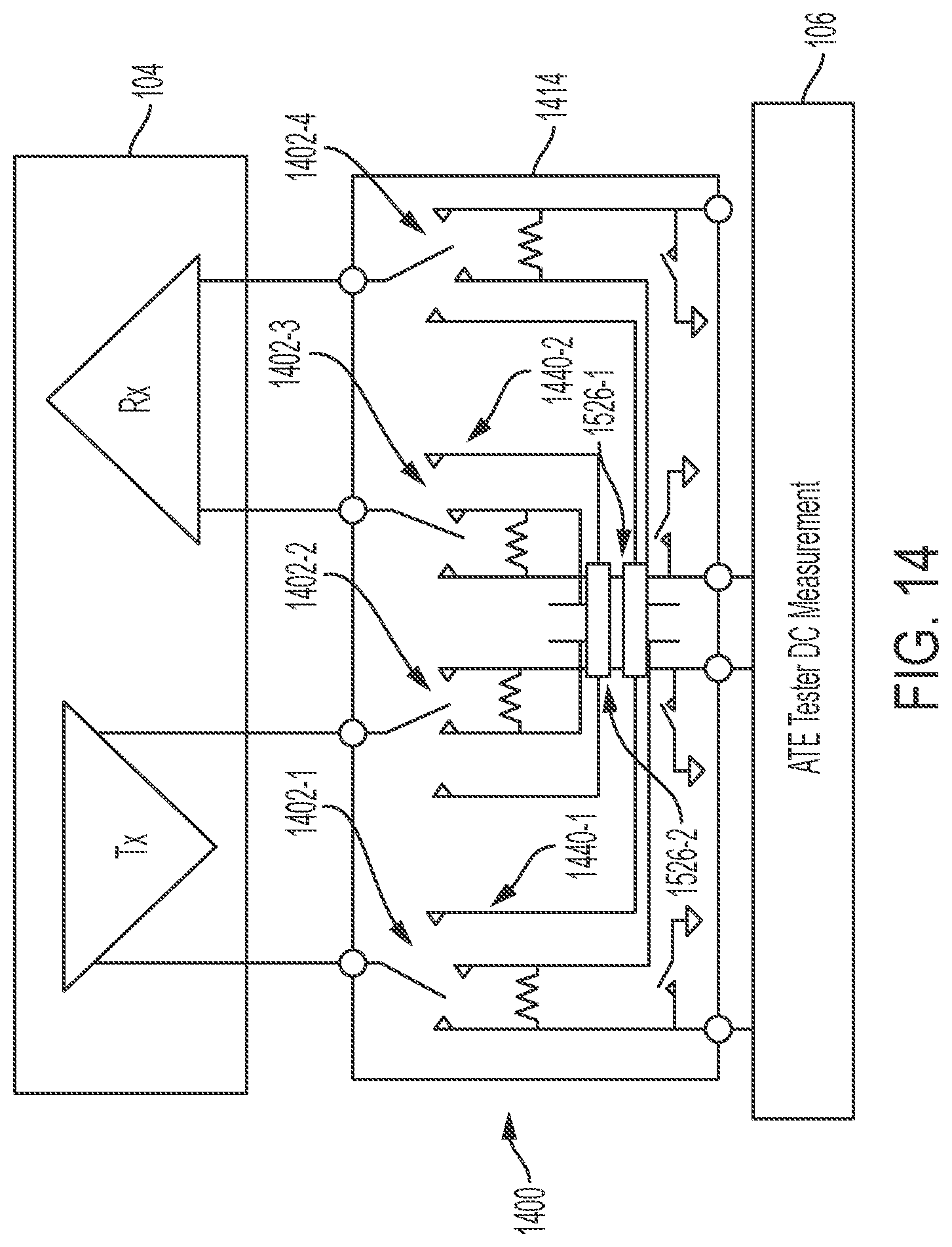 Patent US12099085 Figure 17 – Apparatuses and methods for testing semiconductor circuitry using microelectromechanical systems switches
