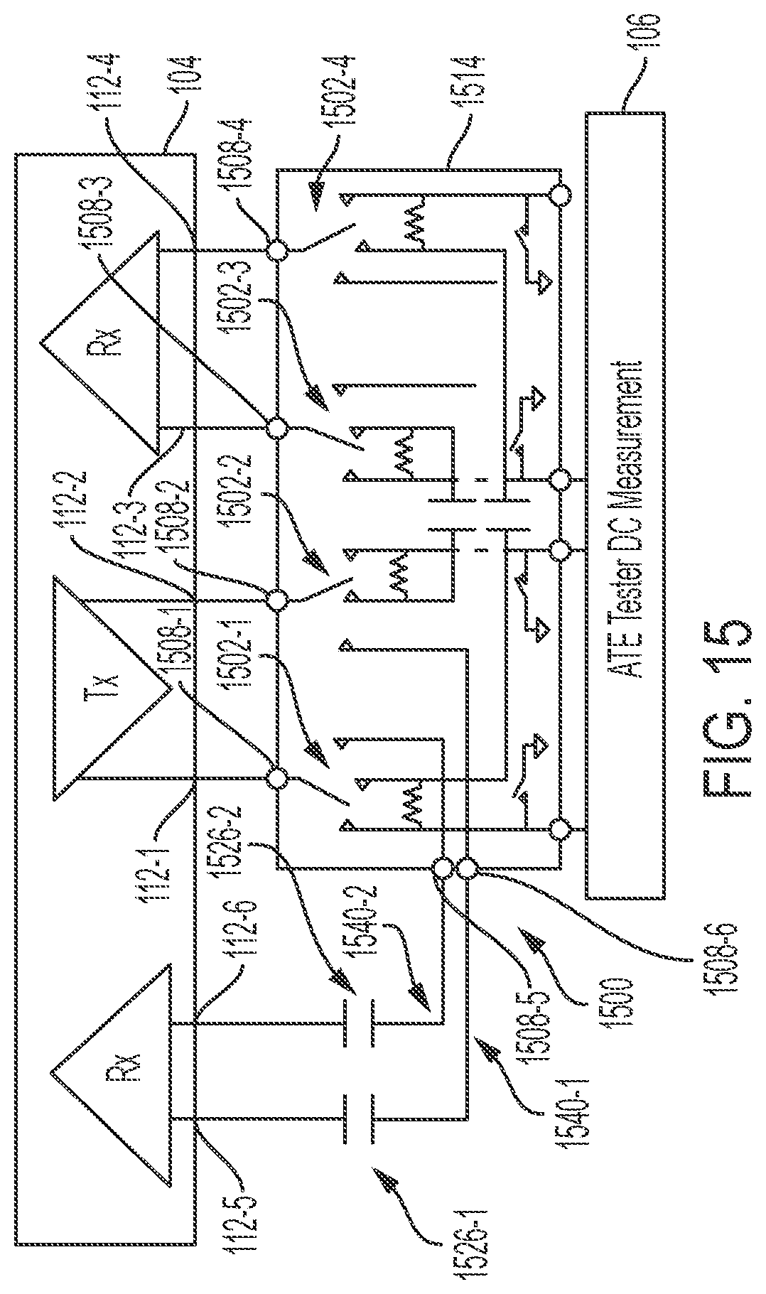 Patent US12099085 Figure 18 – Apparatuses and methods for testing semiconductor circuitry using microelectromechanical systems switches