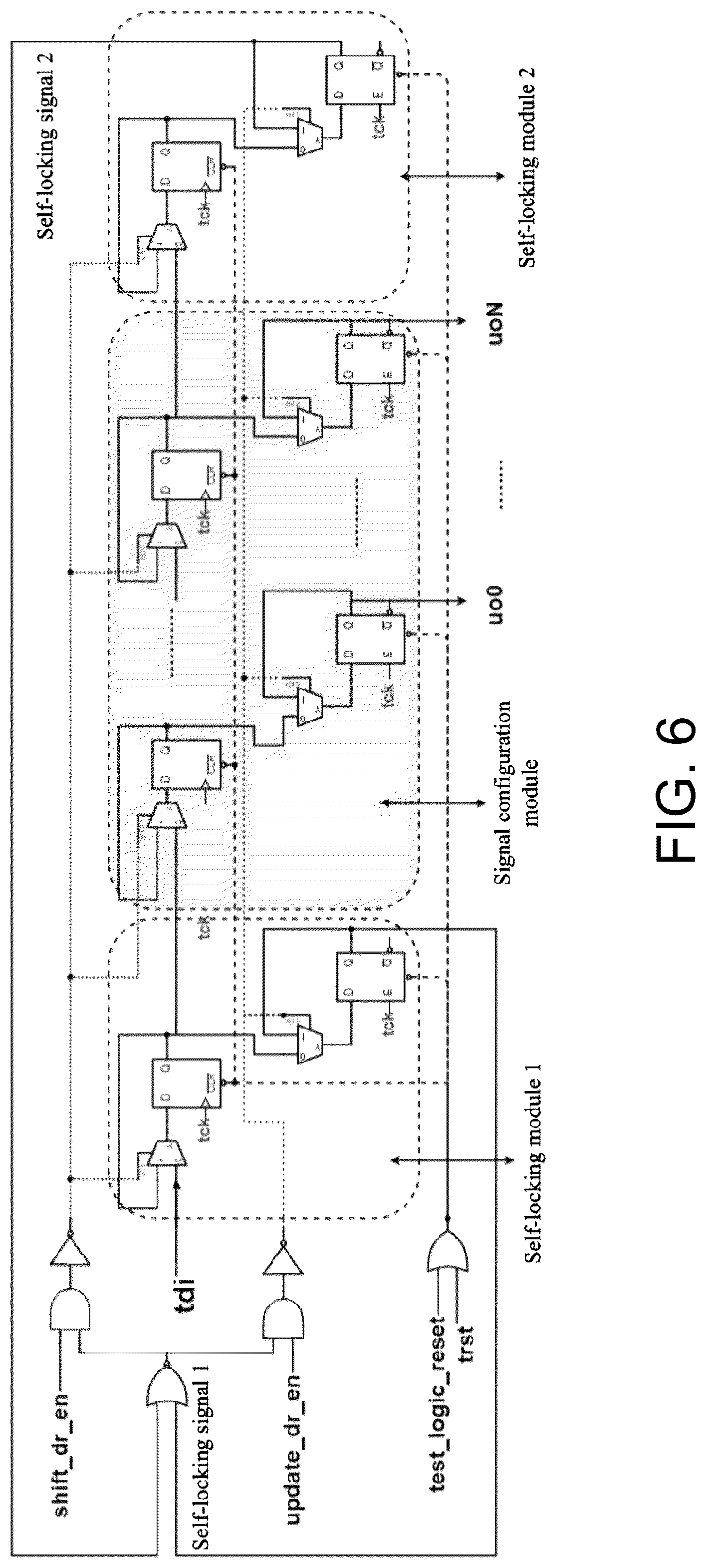 Patent US12099086 Figure 10 – FCM based chiplet test circuit