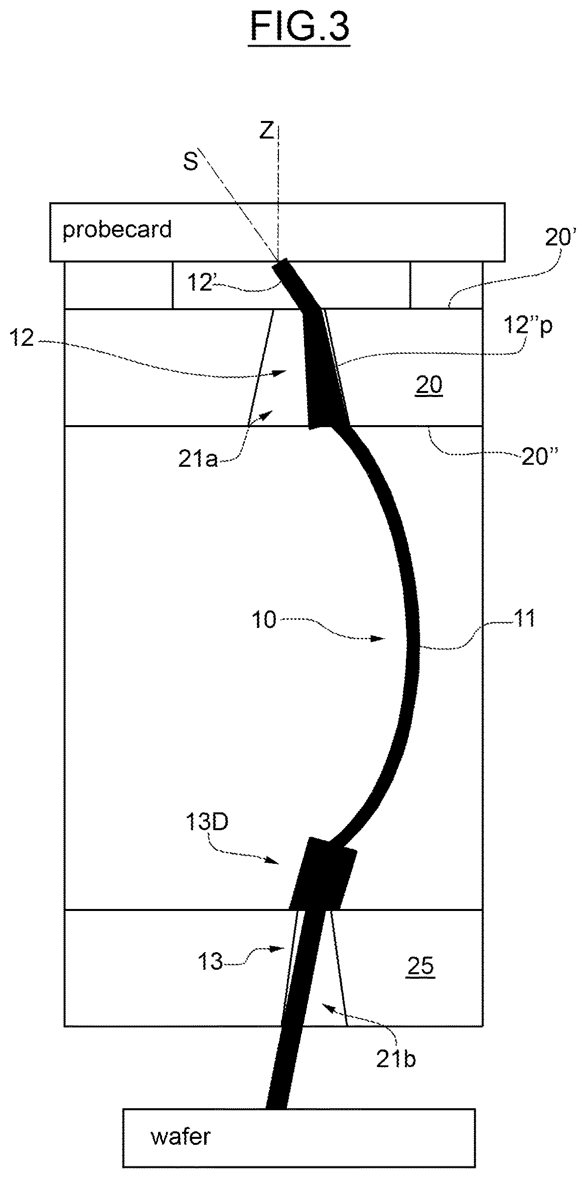 Patent US12099087 Figure 3 – Probe-holder support and corresponding probes with facilitated mounting
