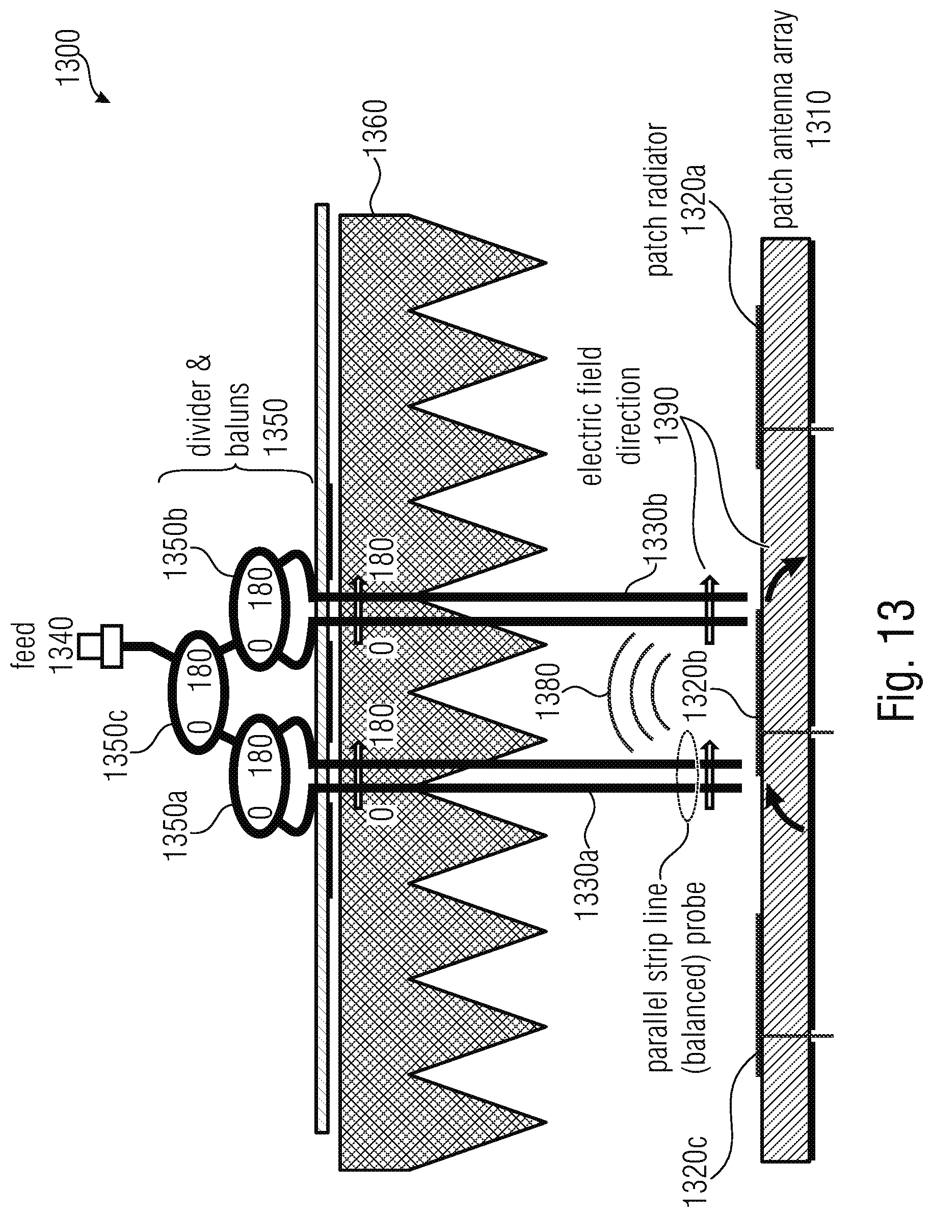Patent US12099088 Figure 13 – Test equipment for testing a device under test having an antenna