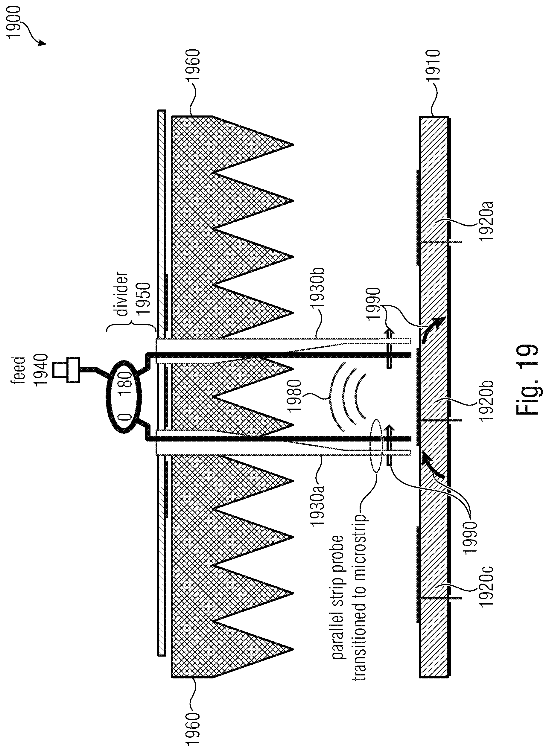 Patent US12099088 Figure 19 – Test equipment for testing a device under test having an antenna
