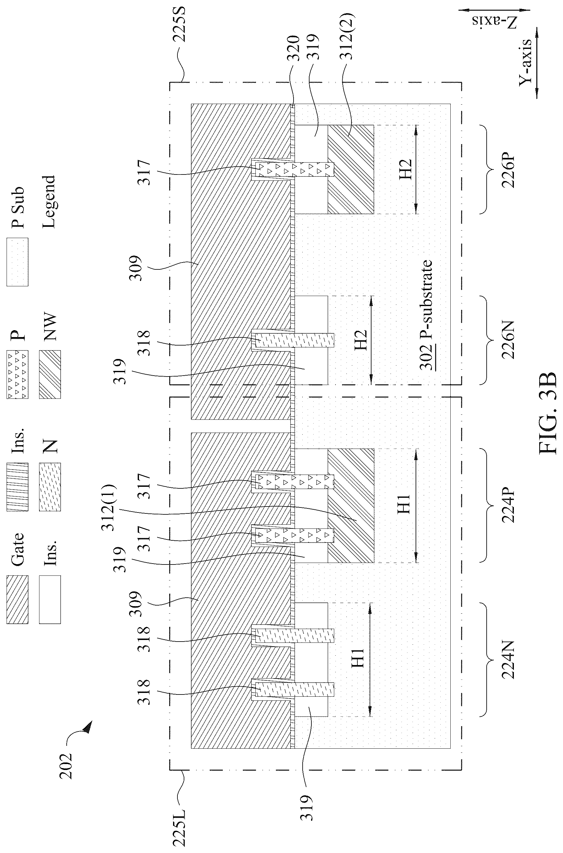Patent US12099090 Figure 5 – Multiplexer for SDFQ having differently-sized scan and data transistors, semiconductor device including same and methods of manufacturing same