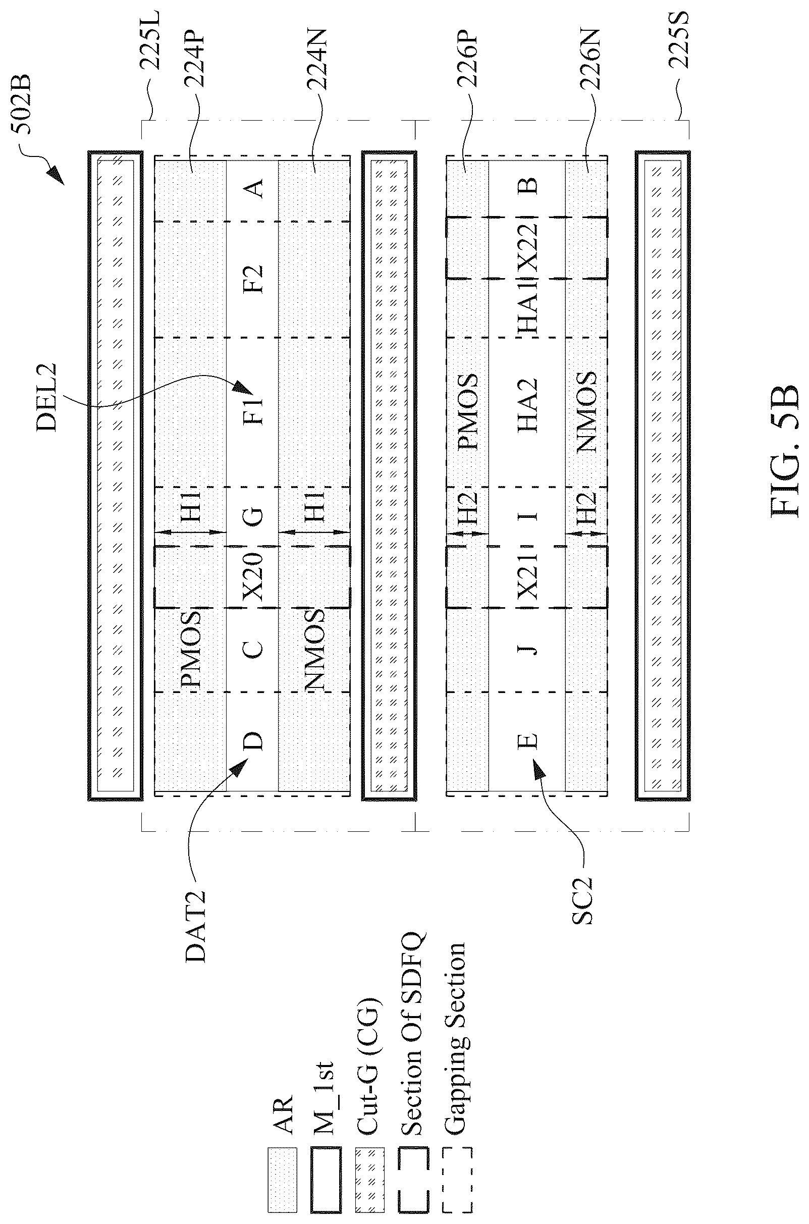 Patent US12099090 Figure 13 – Multiplexer for SDFQ having differently-sized scan and data transistors, semiconductor device including same and methods of manufacturing same