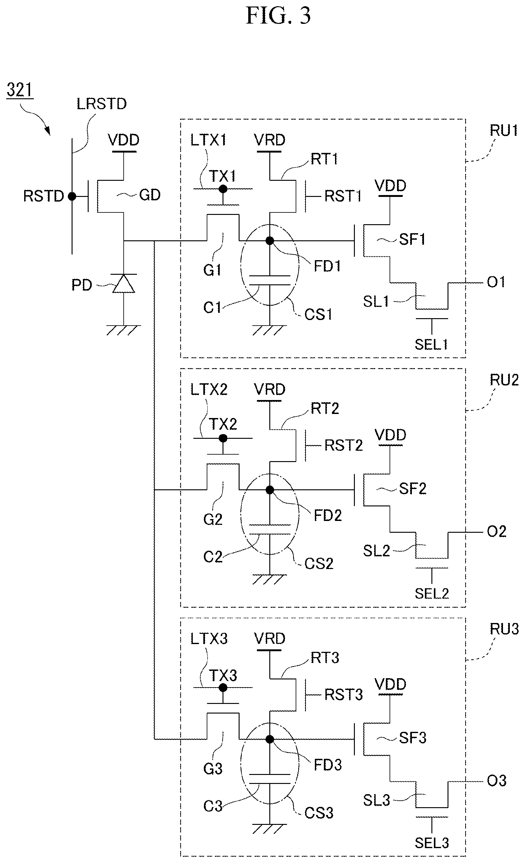 Patent US12099122 Figure 3 – Range image sensor and range image pickup device