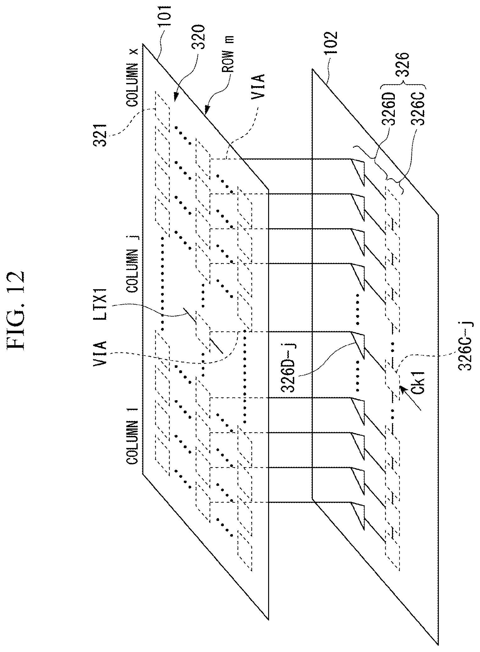 Patent US12099122 Figure 12 – Range image sensor and range image pickup device