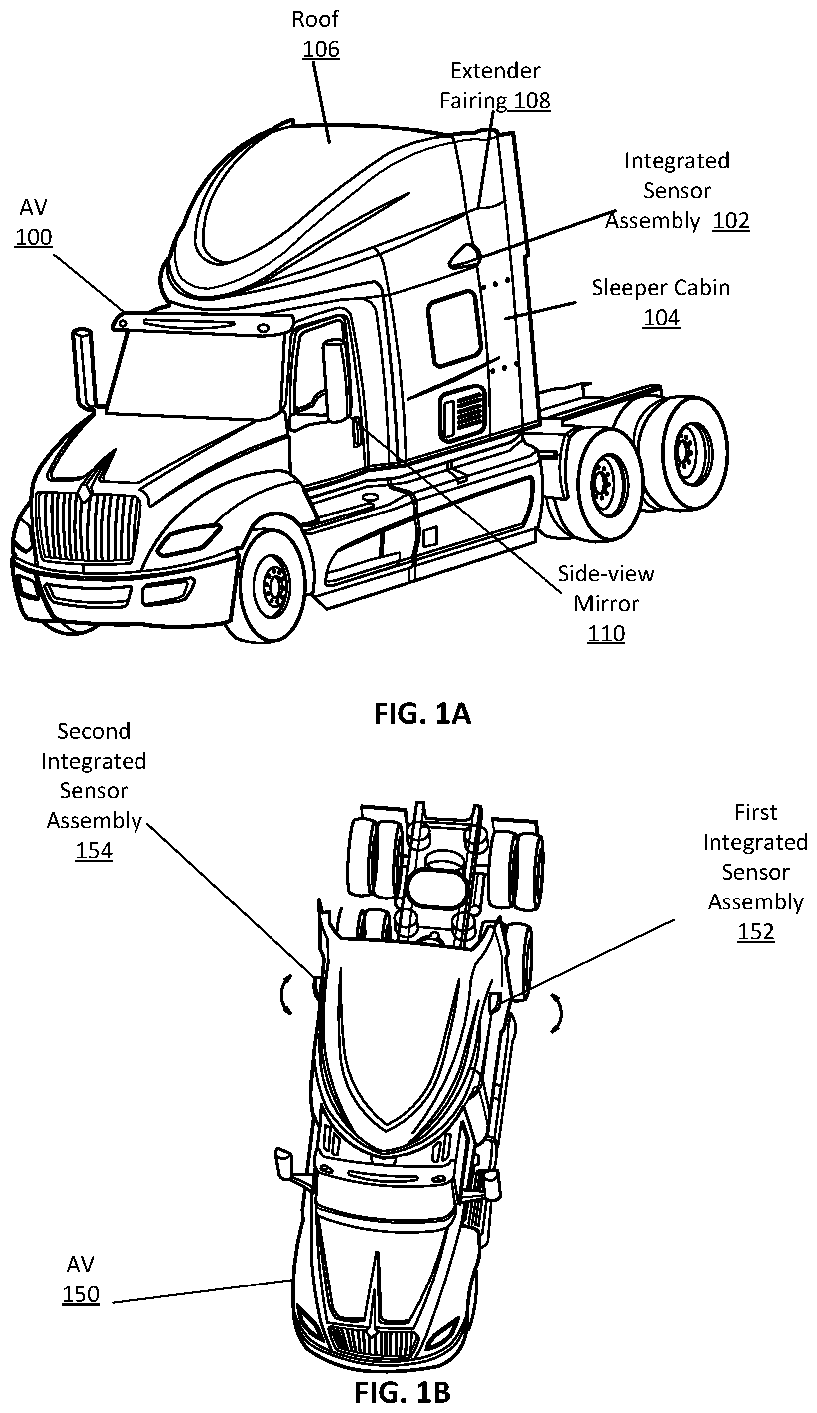 Patent US12099124 Figure 1 – Integrated sensor assembly