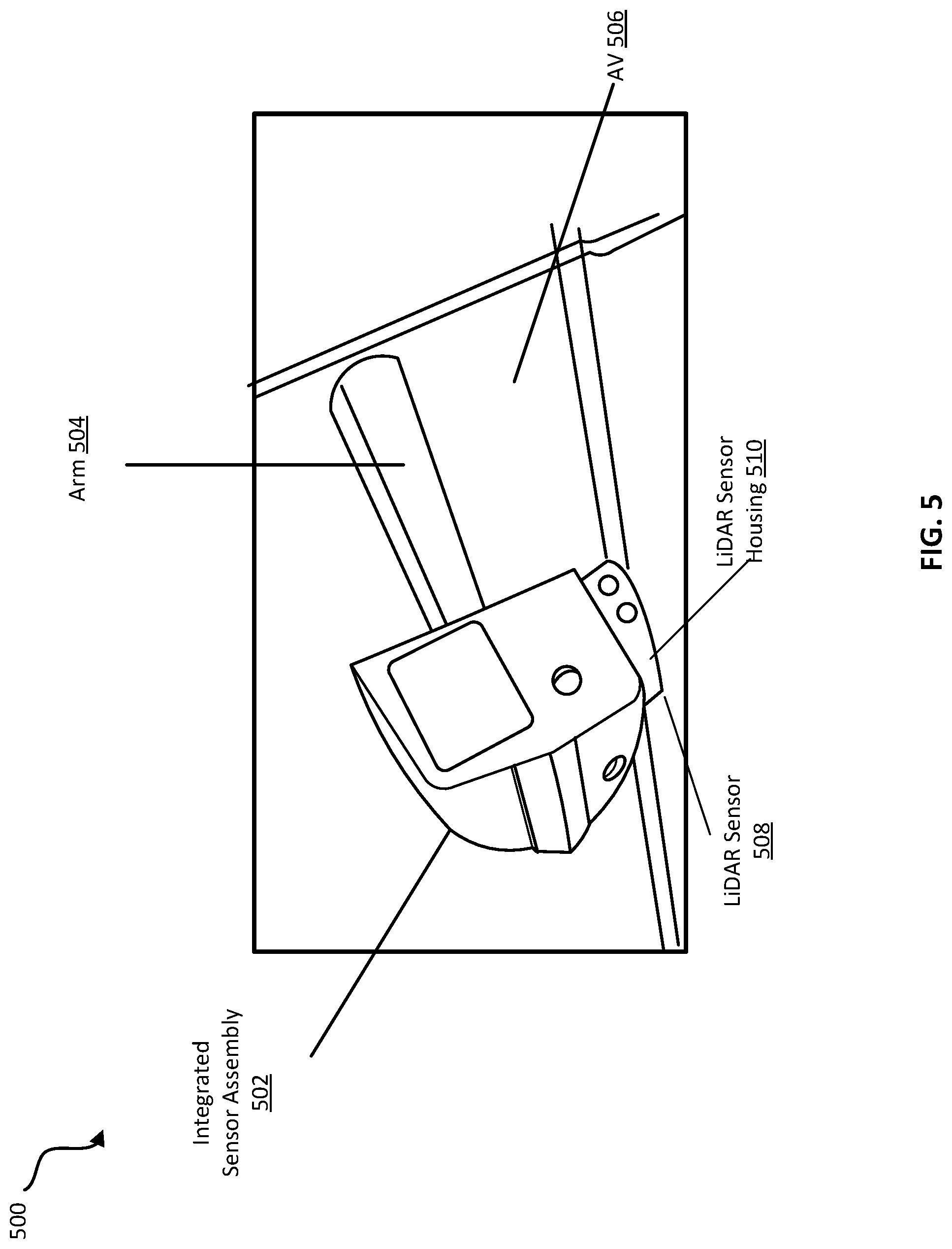 Patent US12099124 Figure 5 – Integrated sensor assembly