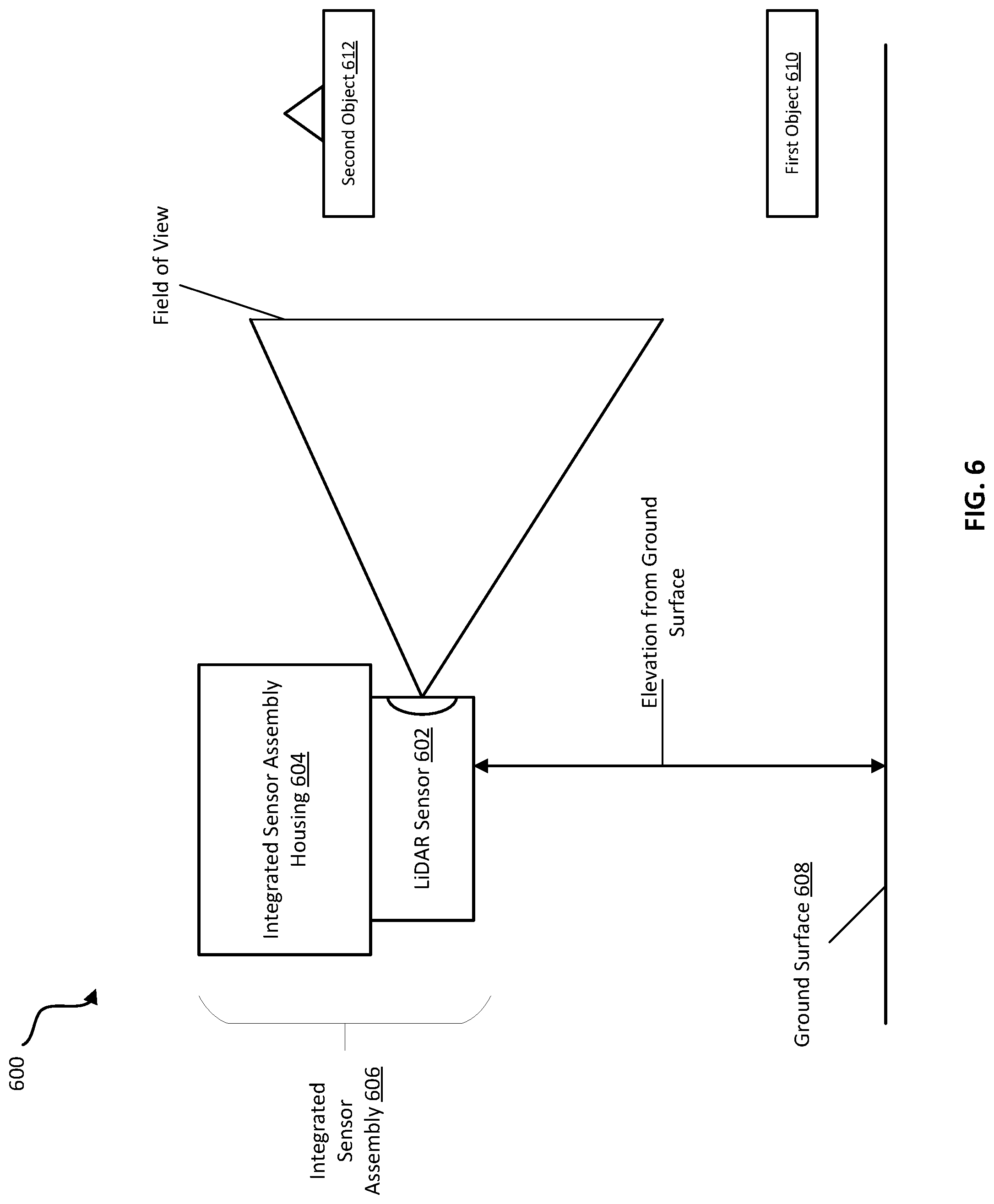 Patent US12099124 Figure 6 – Integrated sensor assembly
