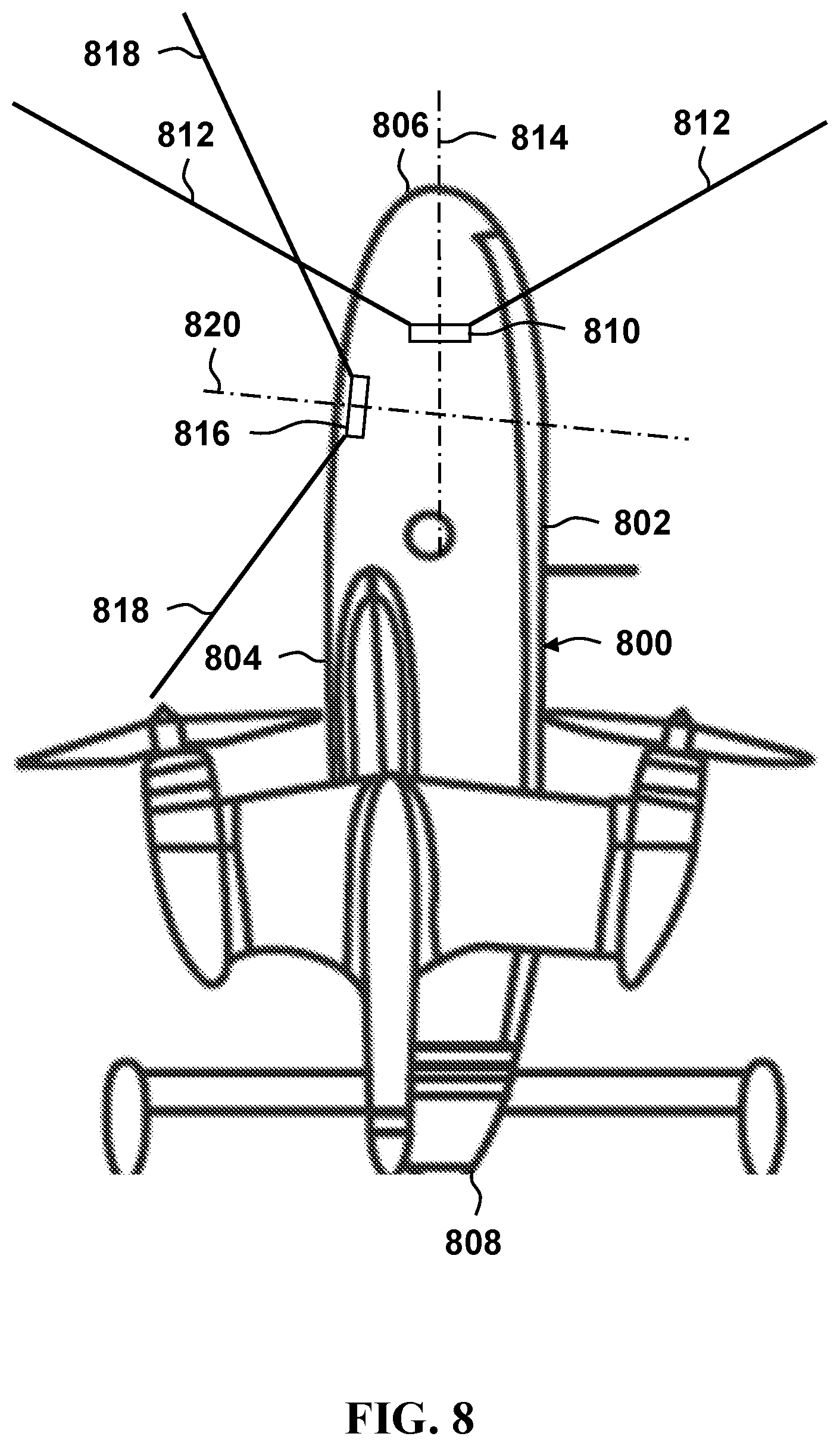 Patent US12099128 Figure 10 – Methods and systems for utilizing dual global positioning system (GPS) antennas in vertical take-off and landing (VTOL) aerial vehicles