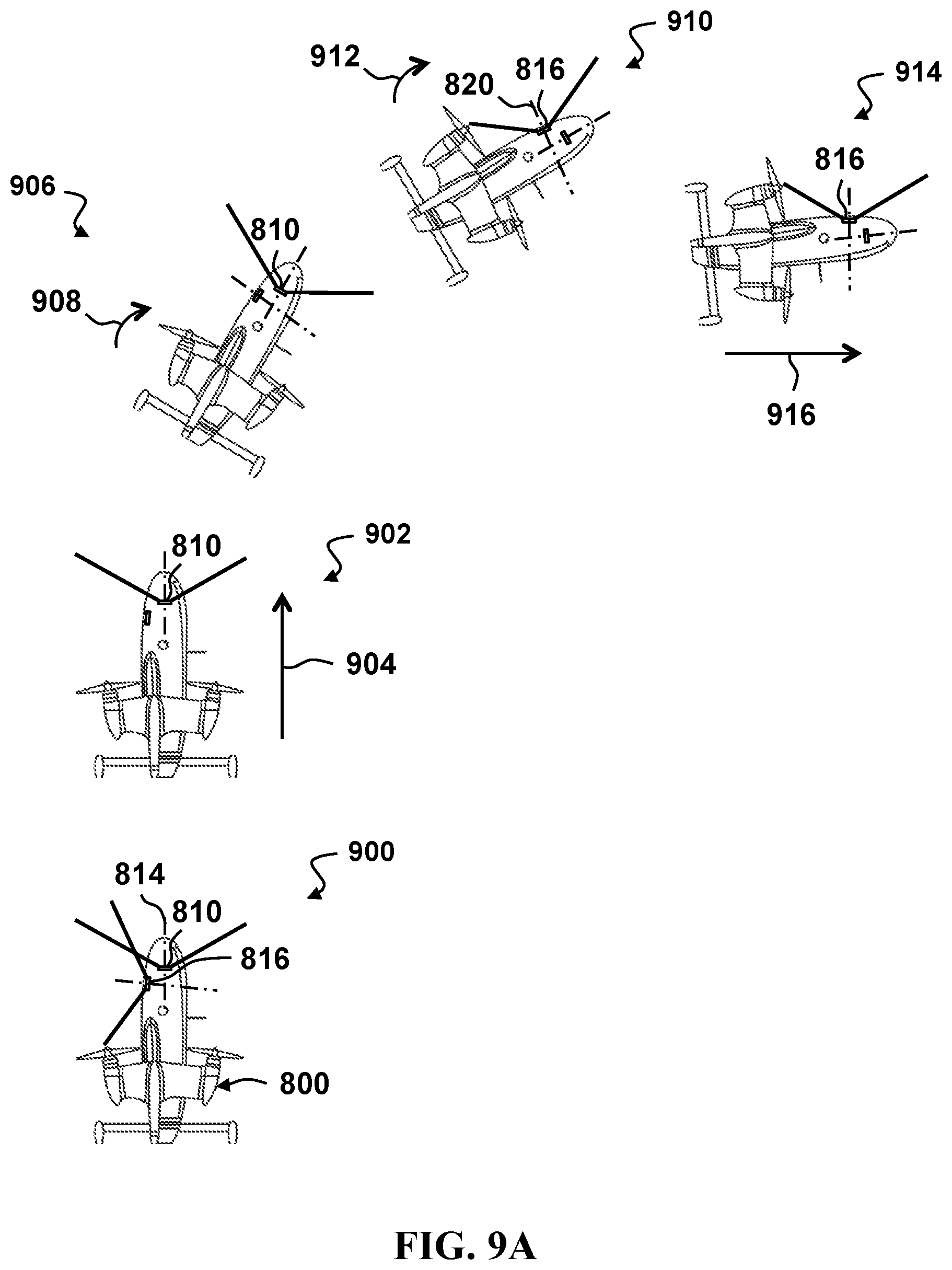 Patent US12099128 Figure 11 – Methods and systems for utilizing dual global positioning system (GPS) antennas in vertical take-off and landing (VTOL) aerial vehicles
