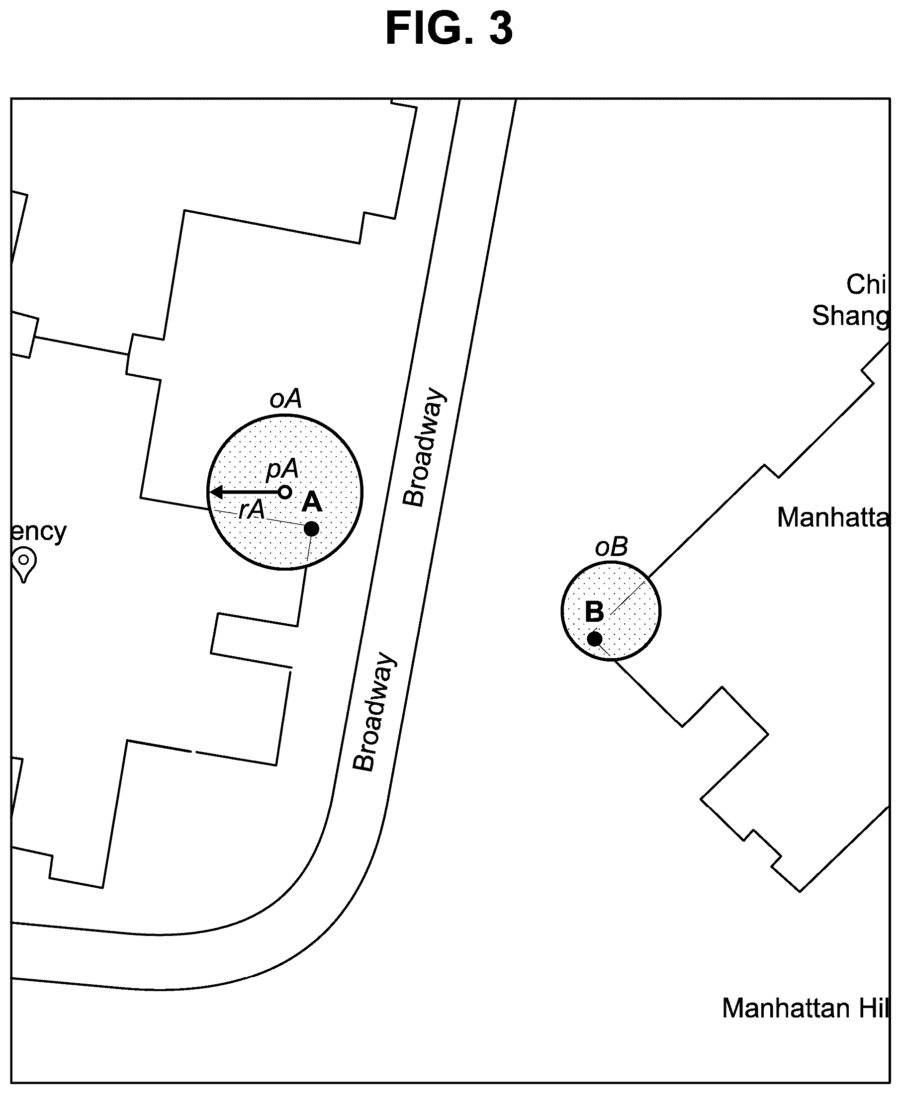 Patent US12099132 Figure 3 – Using reference measurements to reduce geospatial uncertainty