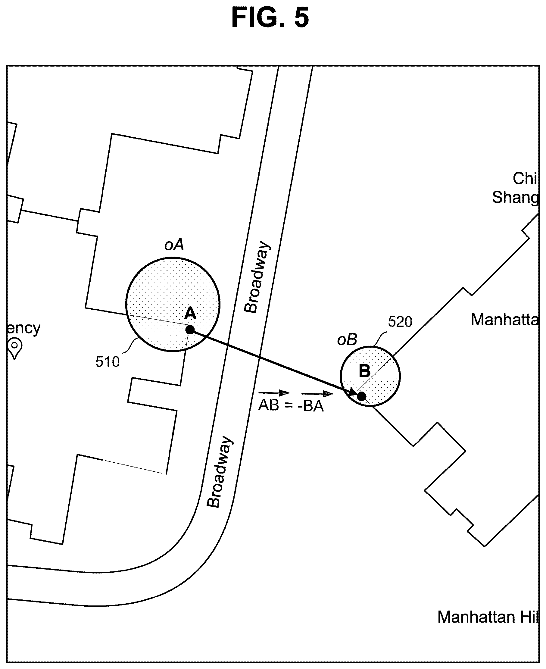 Patent US12099132 Figure 5 – Using reference measurements to reduce geospatial uncertainty