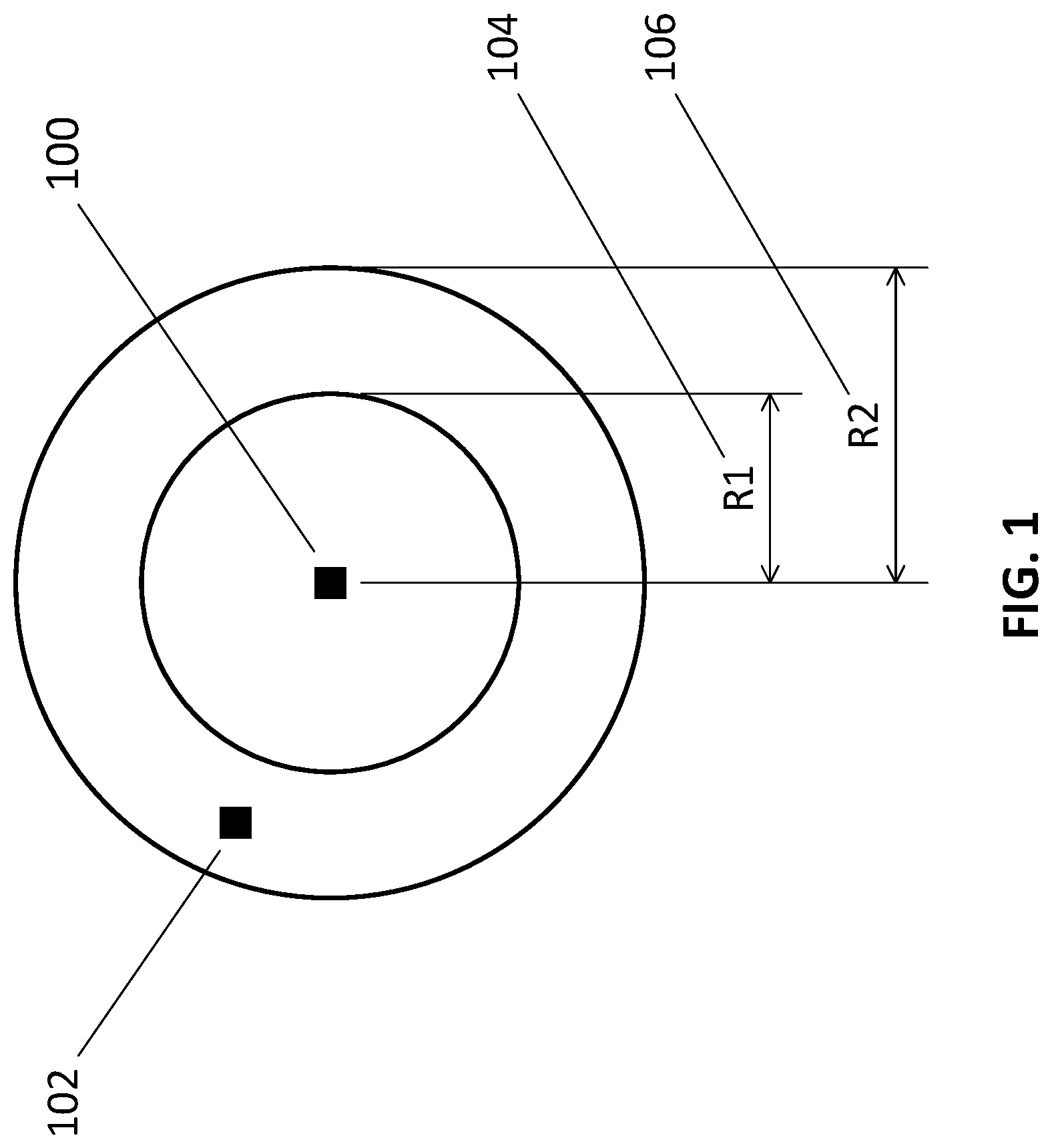 Patent US12099134 Figure 1 – Devices, systems, and methods for location tracking or proximity detection