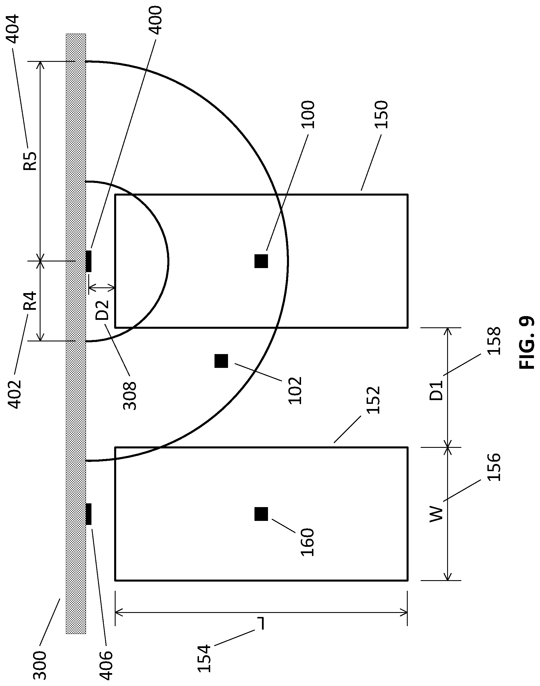 Patent US12099134 Figure 9 – Devices, systems, and methods for location tracking or proximity detection