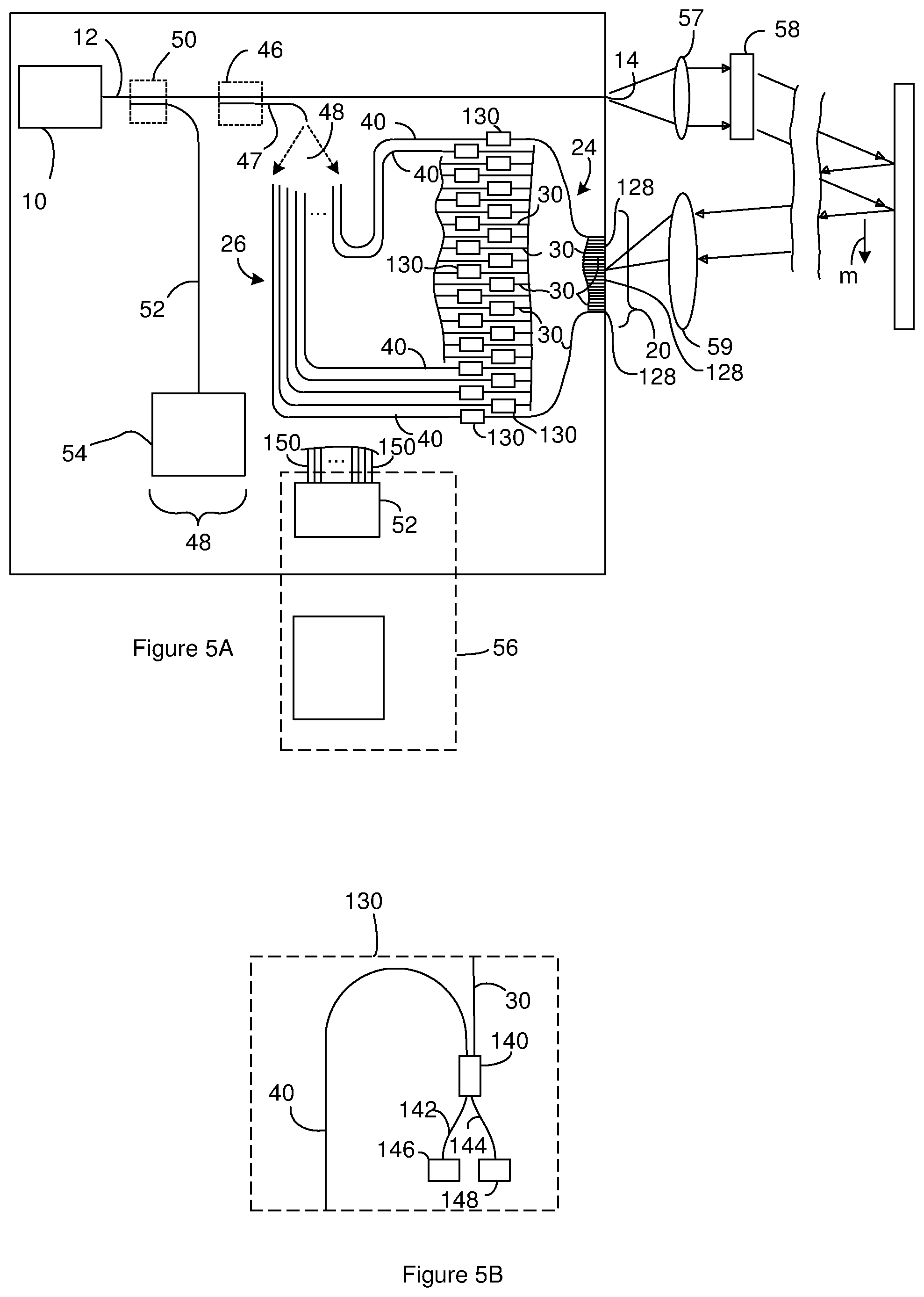 Patent US12099144 Figure 8 – Use of waveguide arrays in LIDAR systems