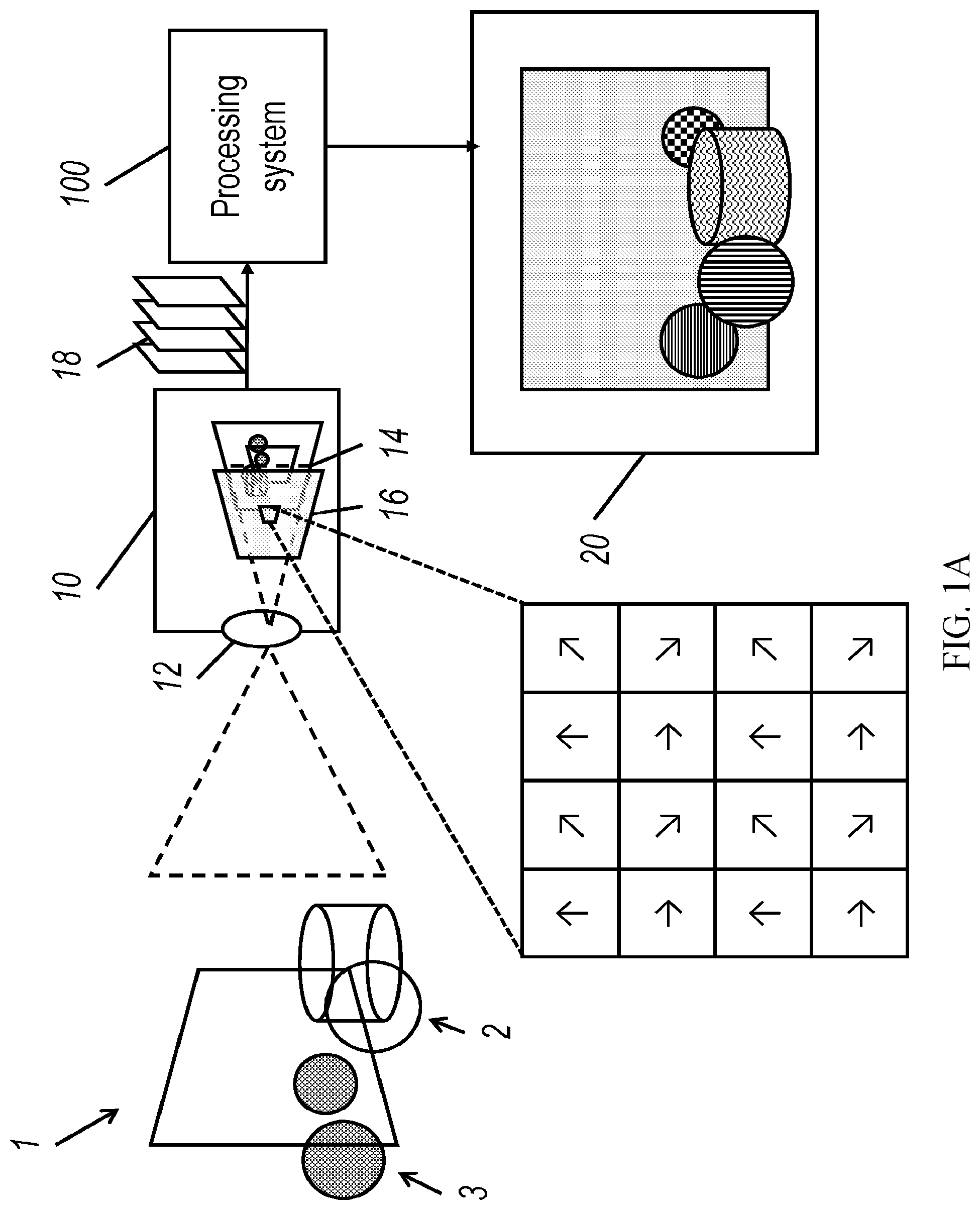 Patent US12099148 Figure 1 – Systems and methods for surface normals sensing with polarization