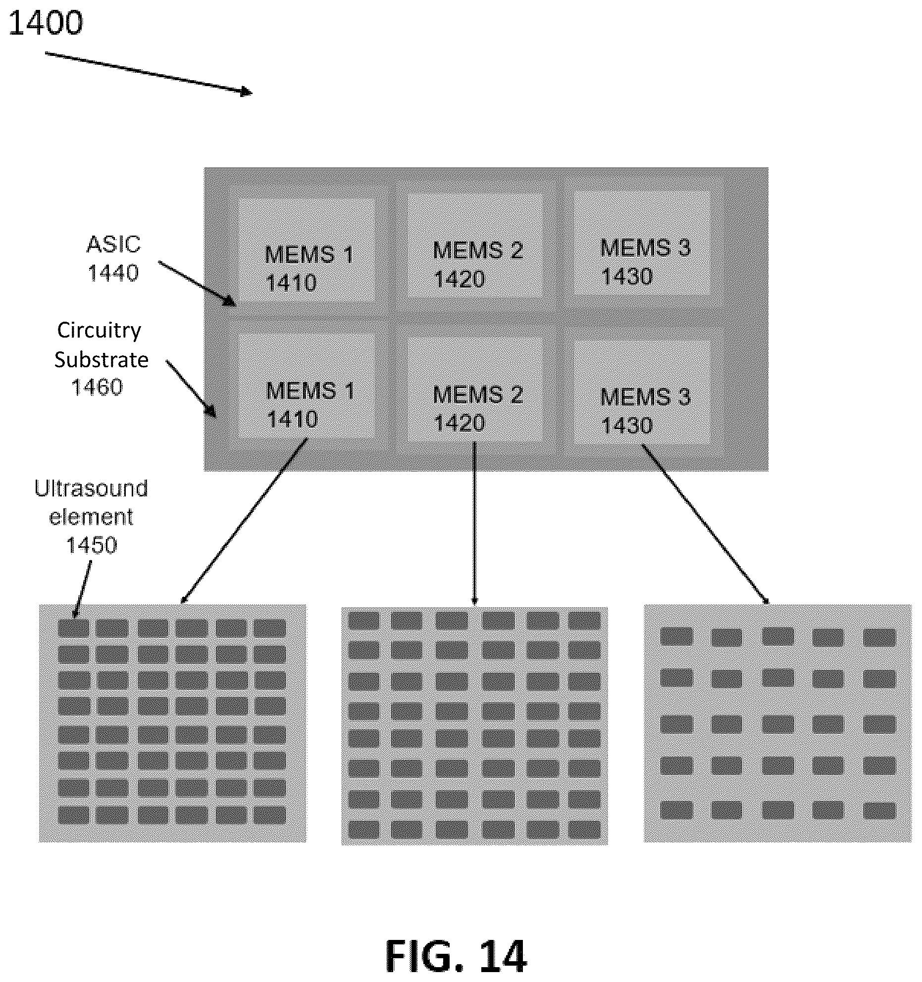Patent US12099150 Figure 12 – Multi-transducer chip ultrasound device