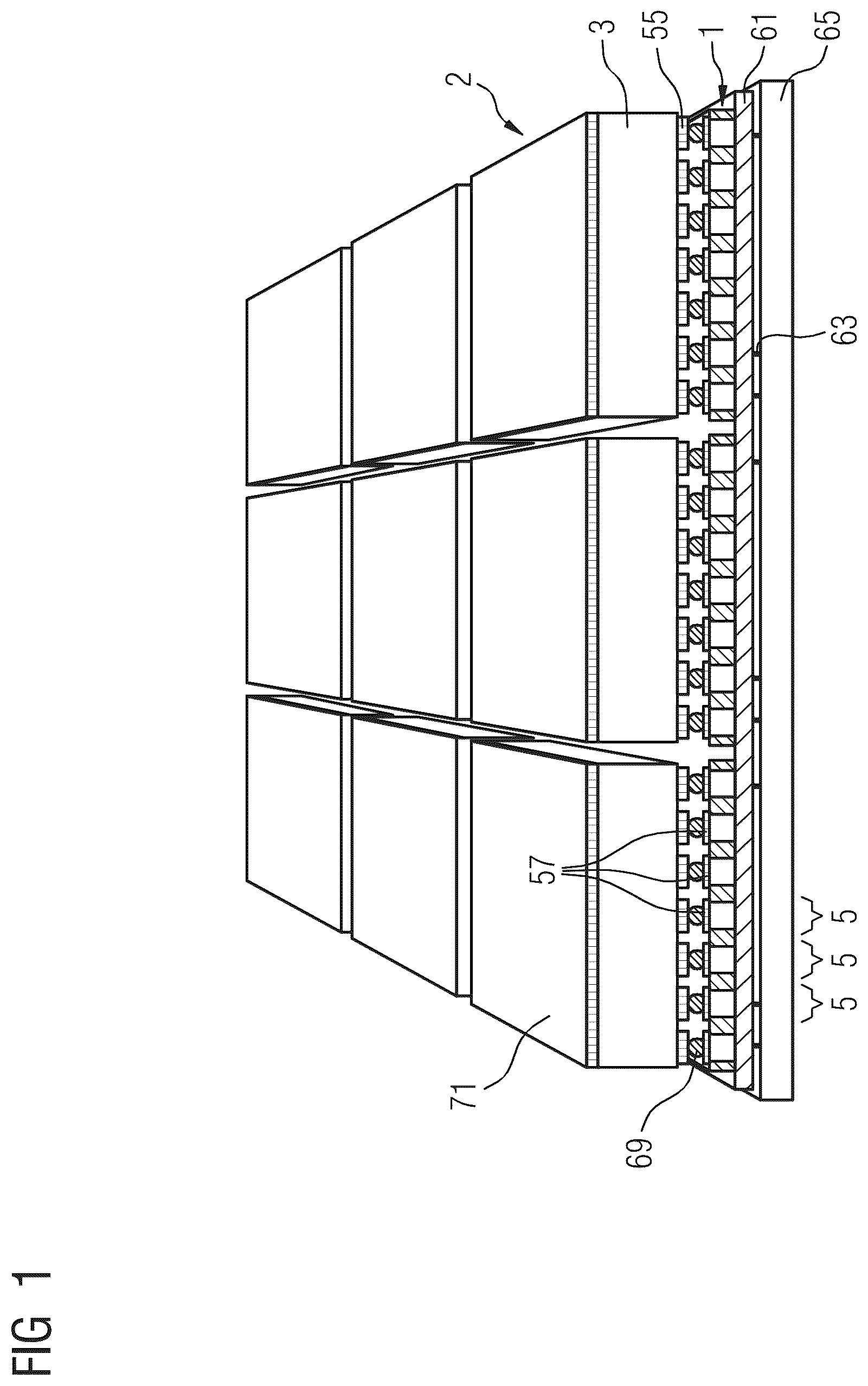 Patent US12099151 — Evaluation unit for an x-ray detector, x-ray detector, medical imaging device and method for operating an x-ray detector — Figure 1
