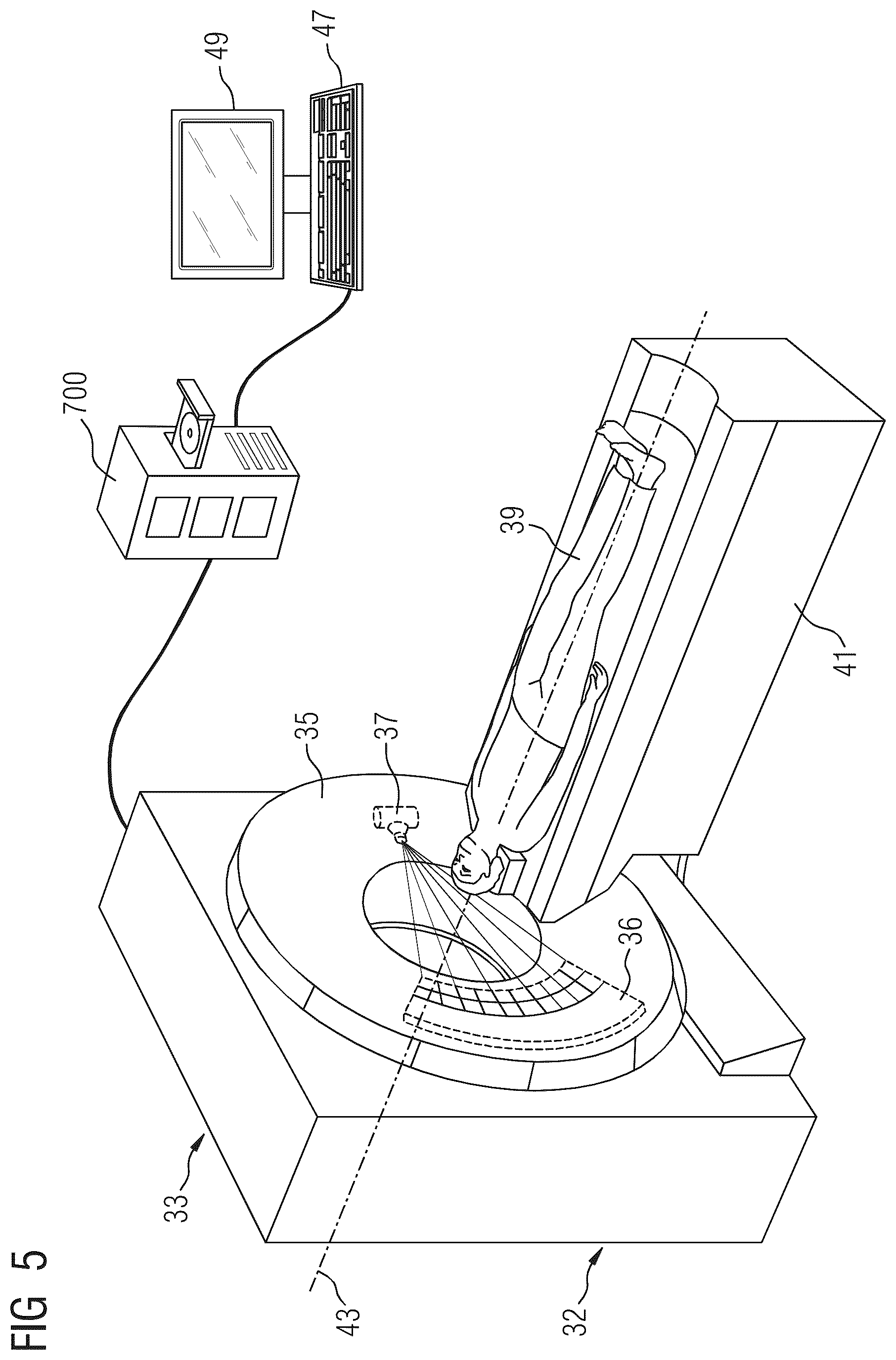 Patent US12099151 Figure 5 – Evaluation unit for an x-ray detector, x-ray detector, medical imaging device and method for operating an x-ray detector