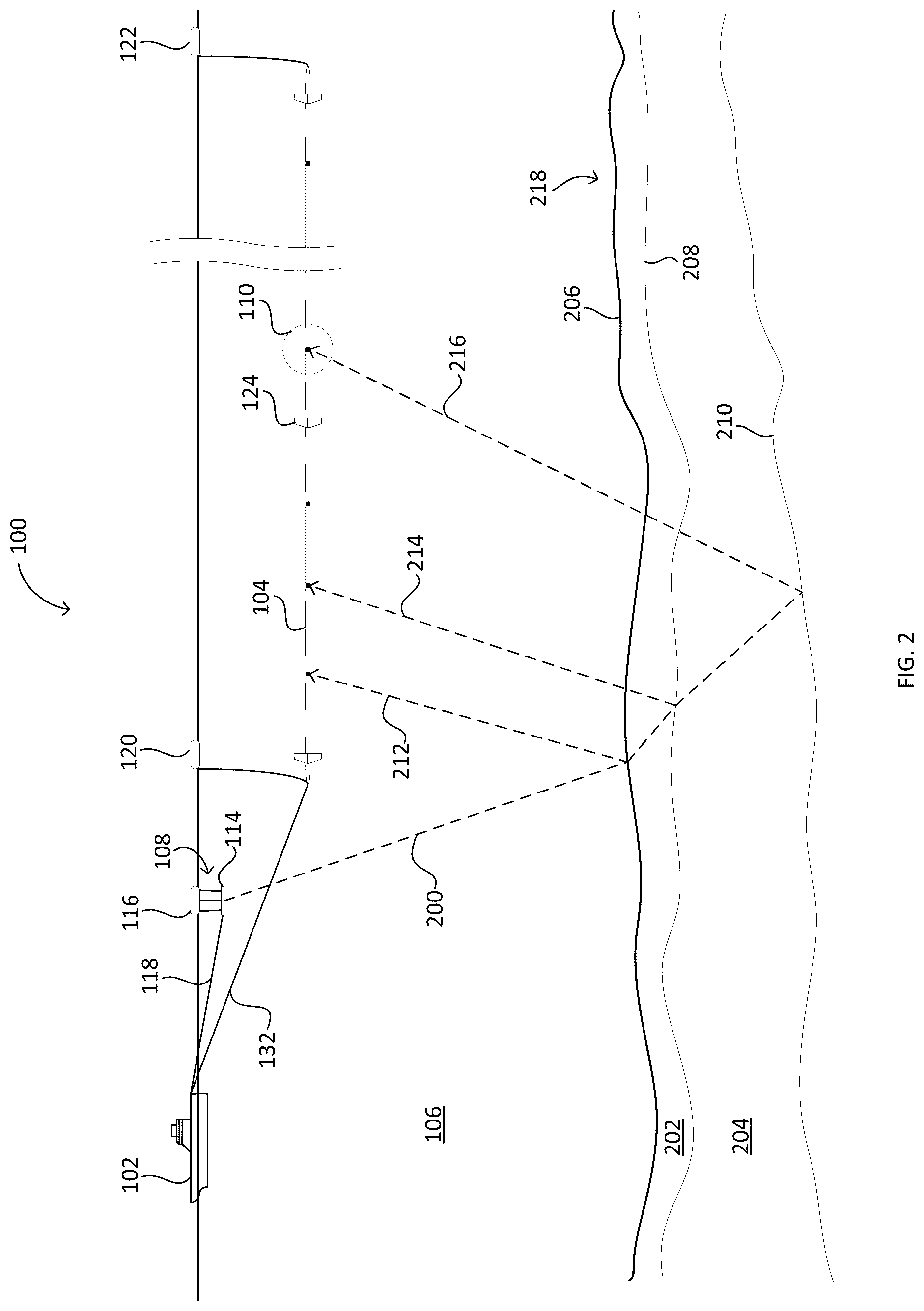 Patent US12099155 Figure 2 – Attenuation of axial vibration noise in pressure sensor measurements