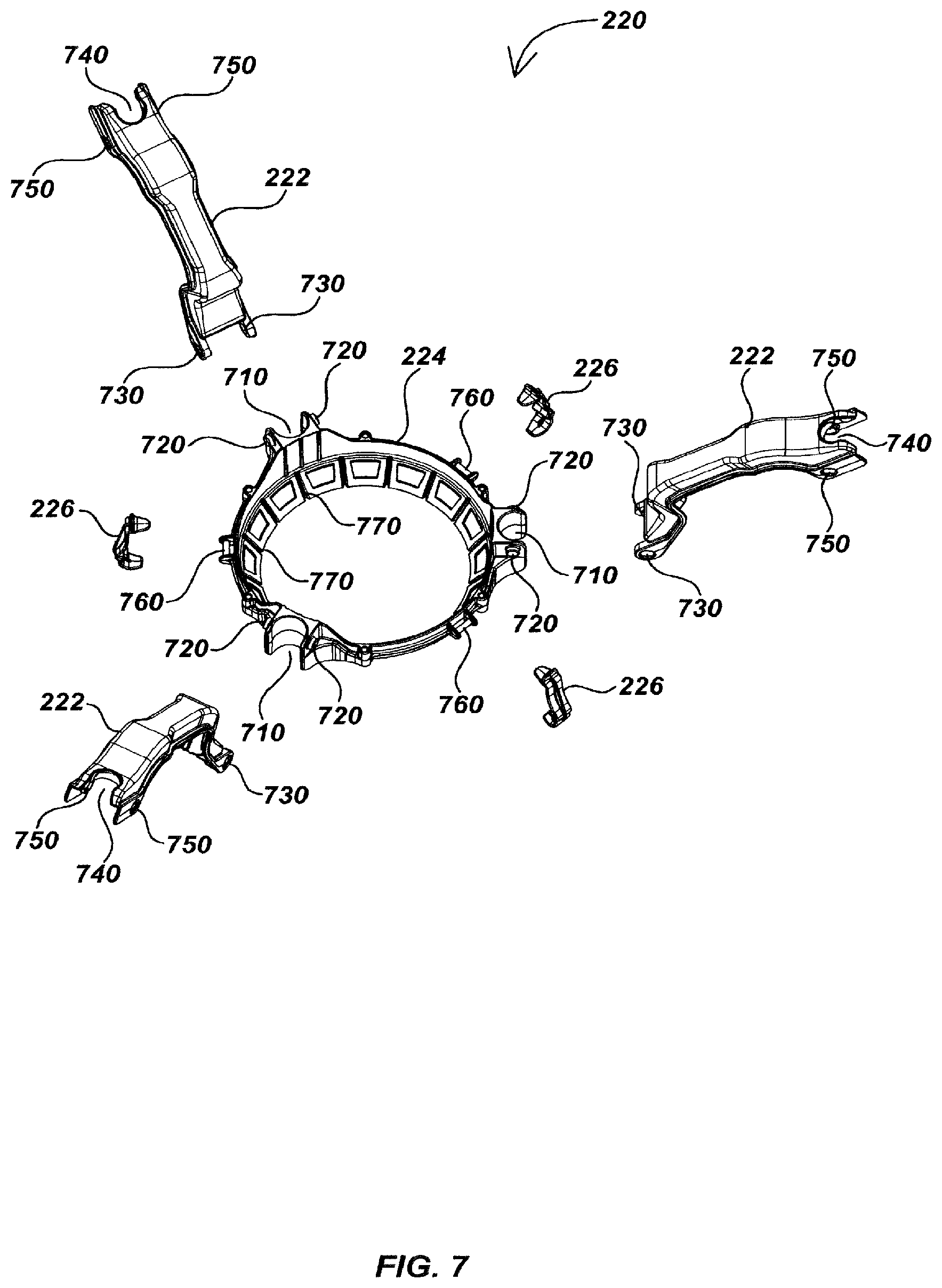 Patent US12099161 Figure 10 – Self-standing multi-leg attachment devices for use with utility locators