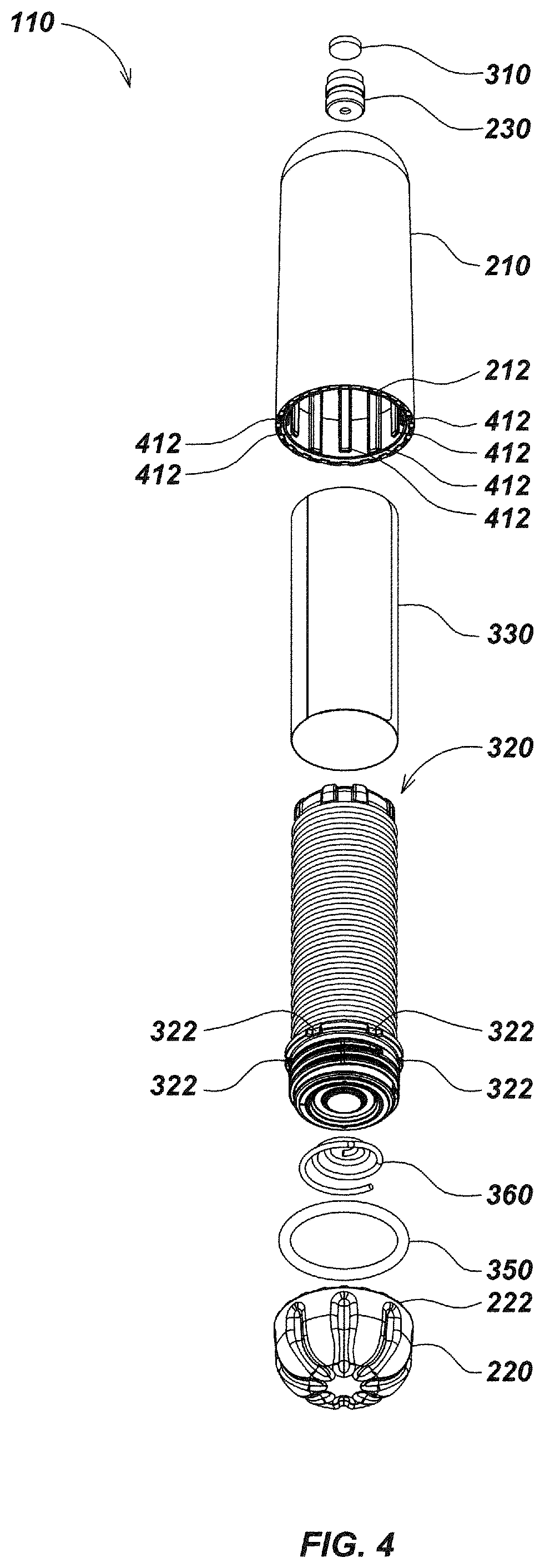 Patent US12099162 Figure 4 – Sonde devices with a sectional core