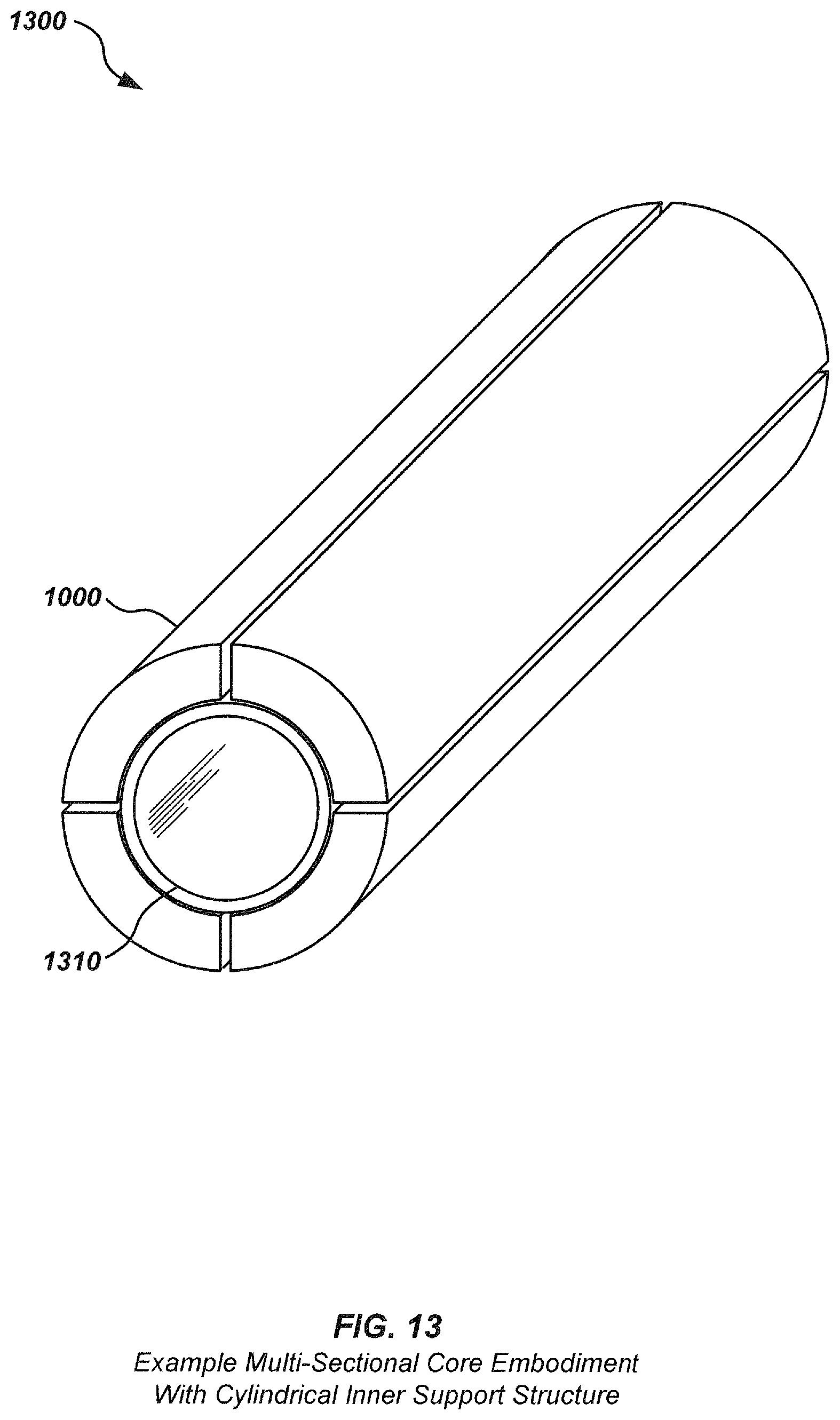 Patent US12099162 Figure 13 – Sonde devices with a sectional core