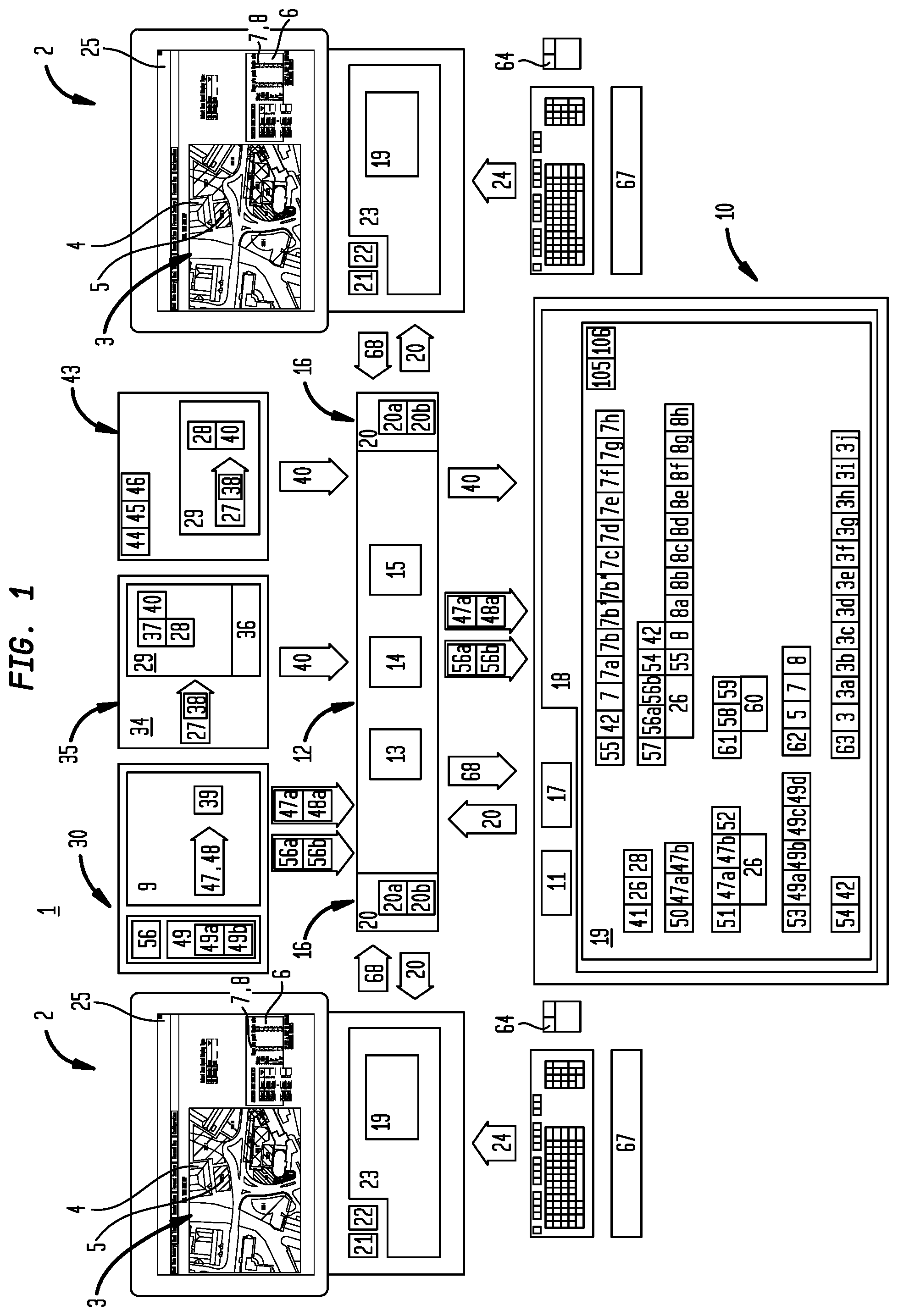 Patent US12099164 — Zone specific airflow condition forecasting system — Figure 1