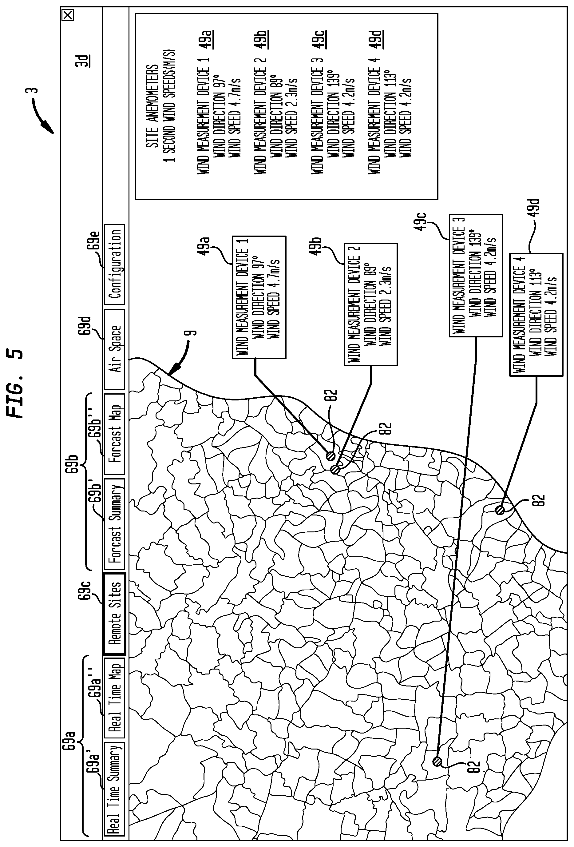 Patent US12099164 Figure 5 – Zone specific airflow condition forecasting system
