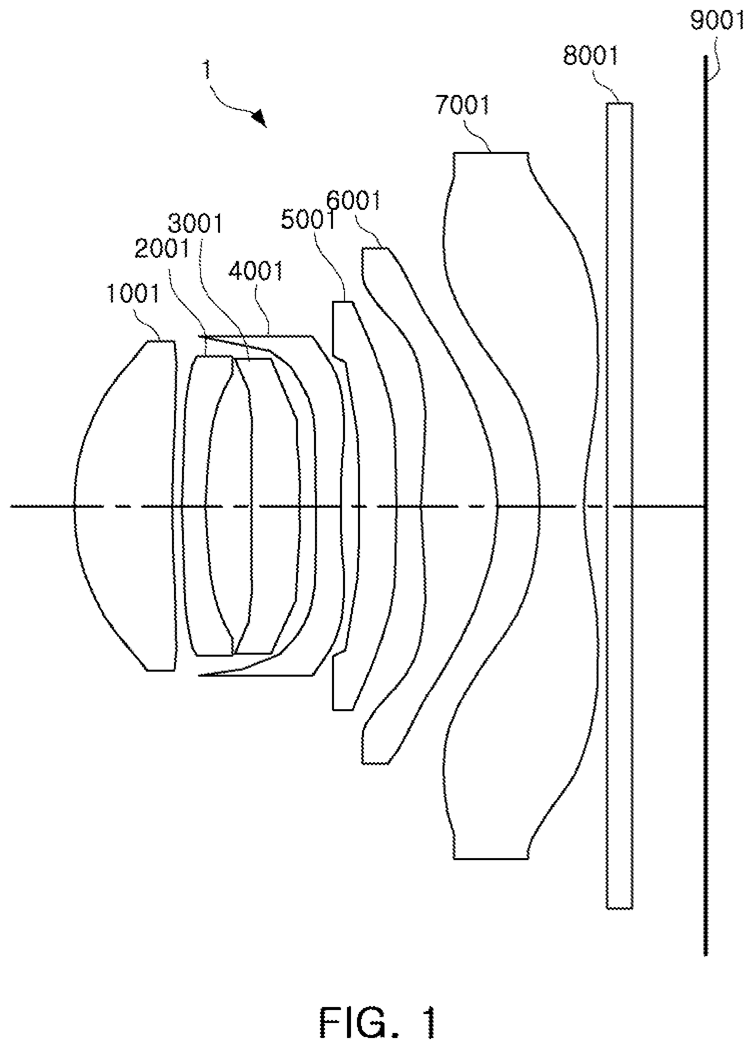 Patent US12099166 Figure 1 – Optical imaging system having seven lenses of various refractive powers