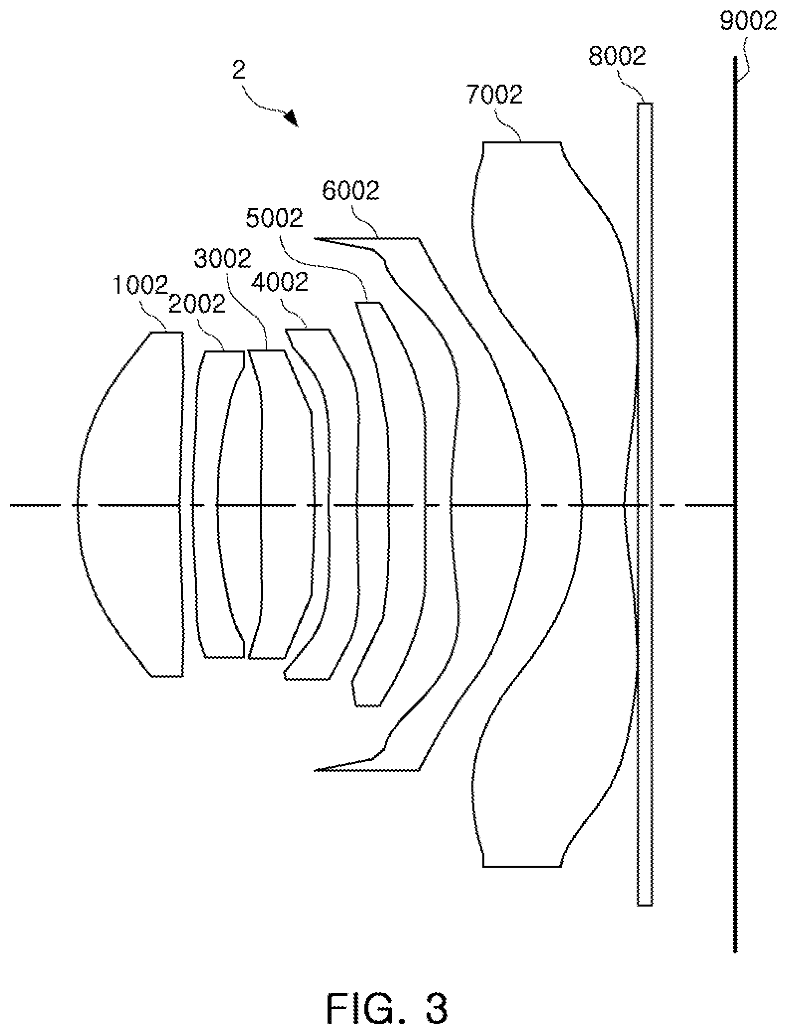 Patent US12099166 Figure 3 – Optical imaging system having seven lenses of various refractive powers