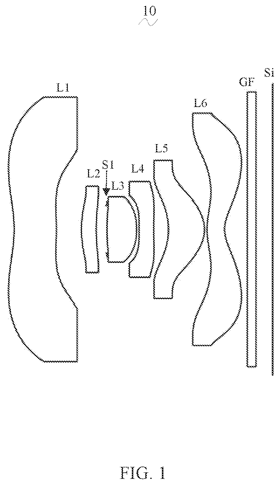 Patent US12099169 Figure 1 – Camera optical lens