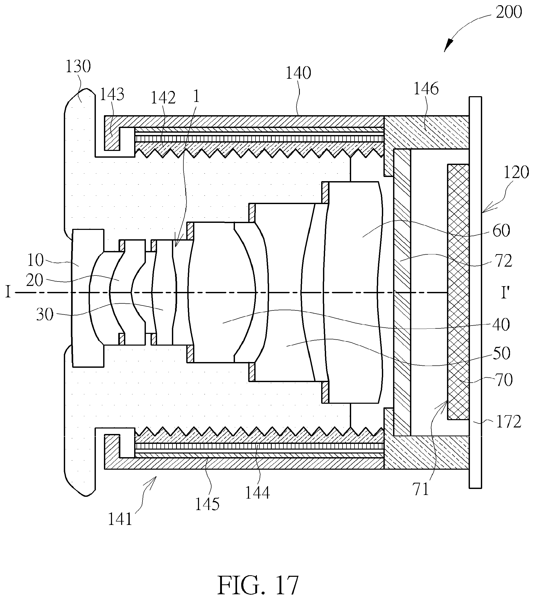 Patent US12099170 Figure 10 – Optical imaging lens and electronic device comprising the same