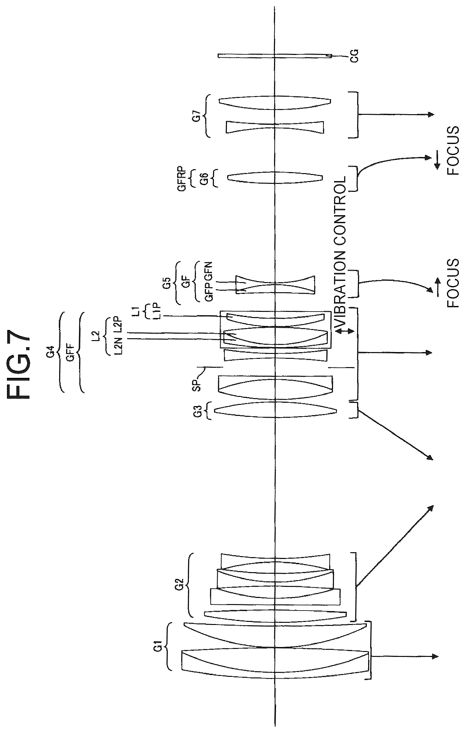 Patent US12099172 Figure 7 – Zoom lens, lens barrel, and imaging apparatus