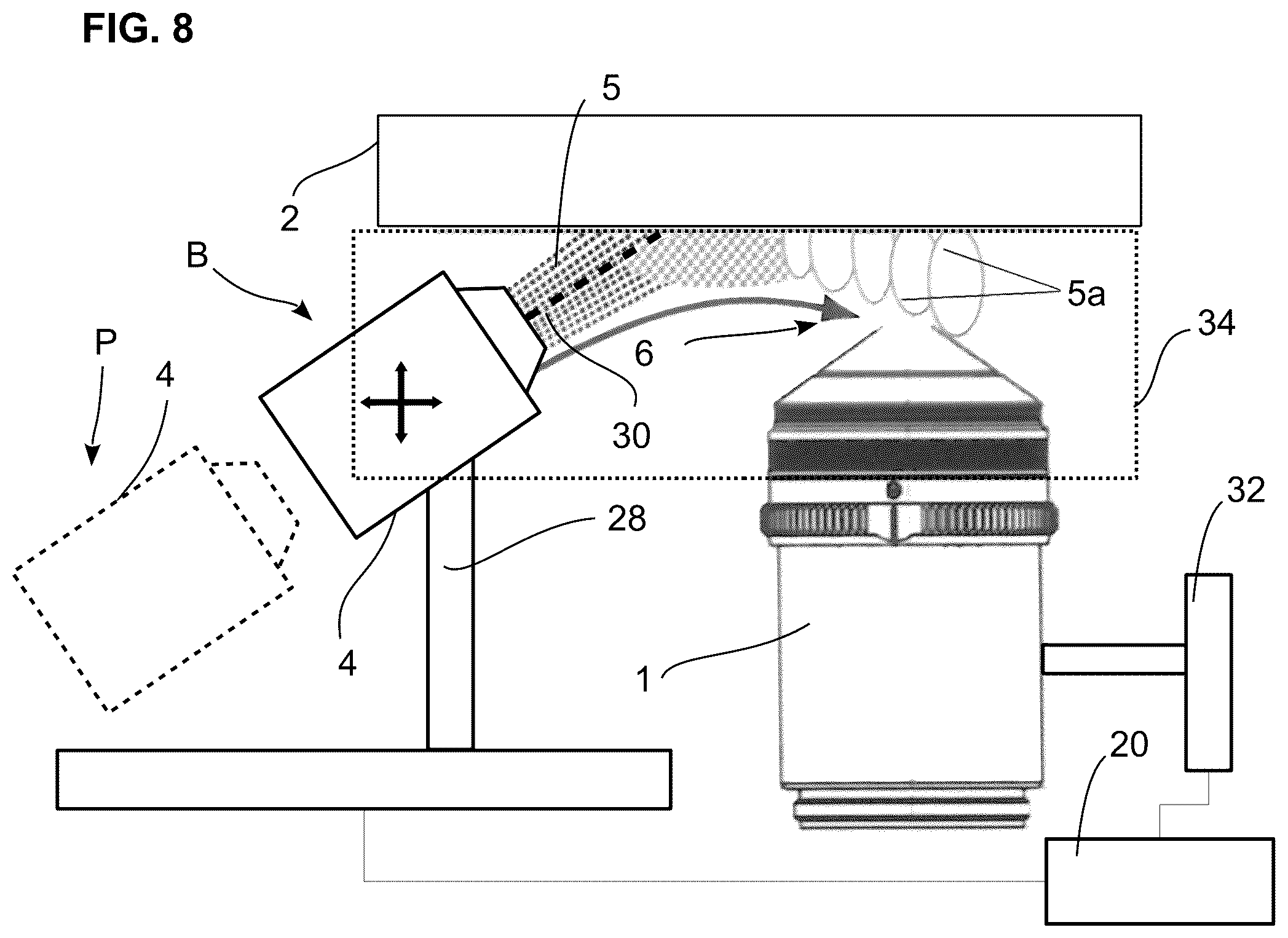 Patent US12099176 Figure 6 – Apparatus and method for applying a liquid immersion medium into a clearance between a microscope objective and a specimen to be examined under the microscope
