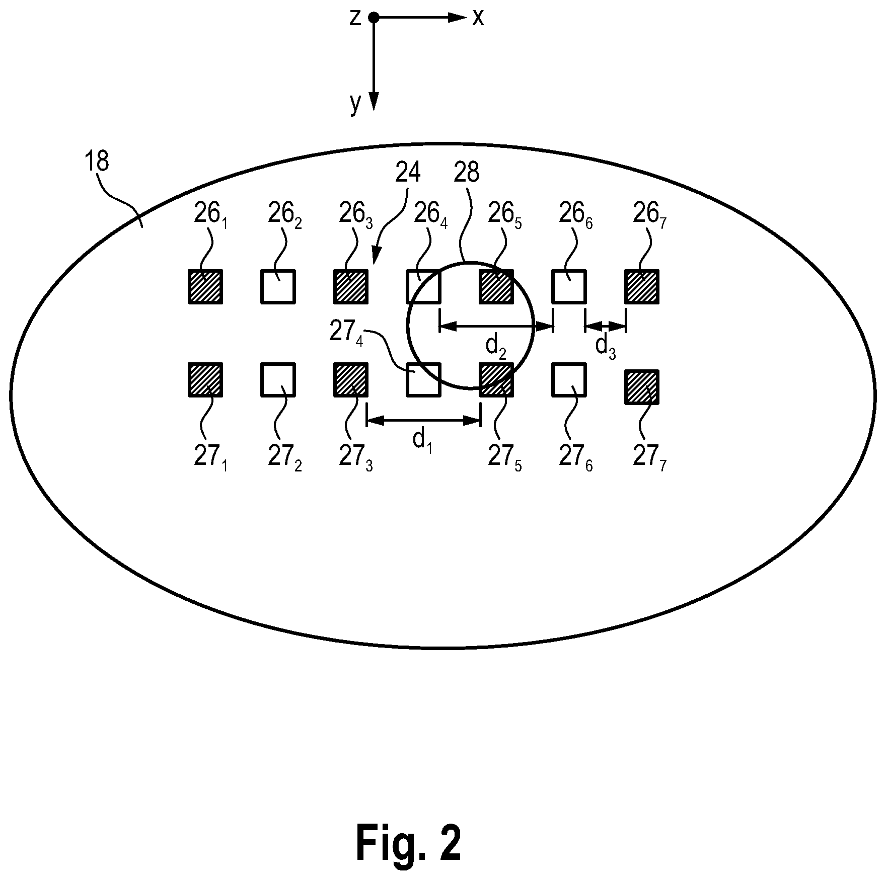 Patent US12099188 Figure 2 – Optical system for generating a virtual image, and smartglasses