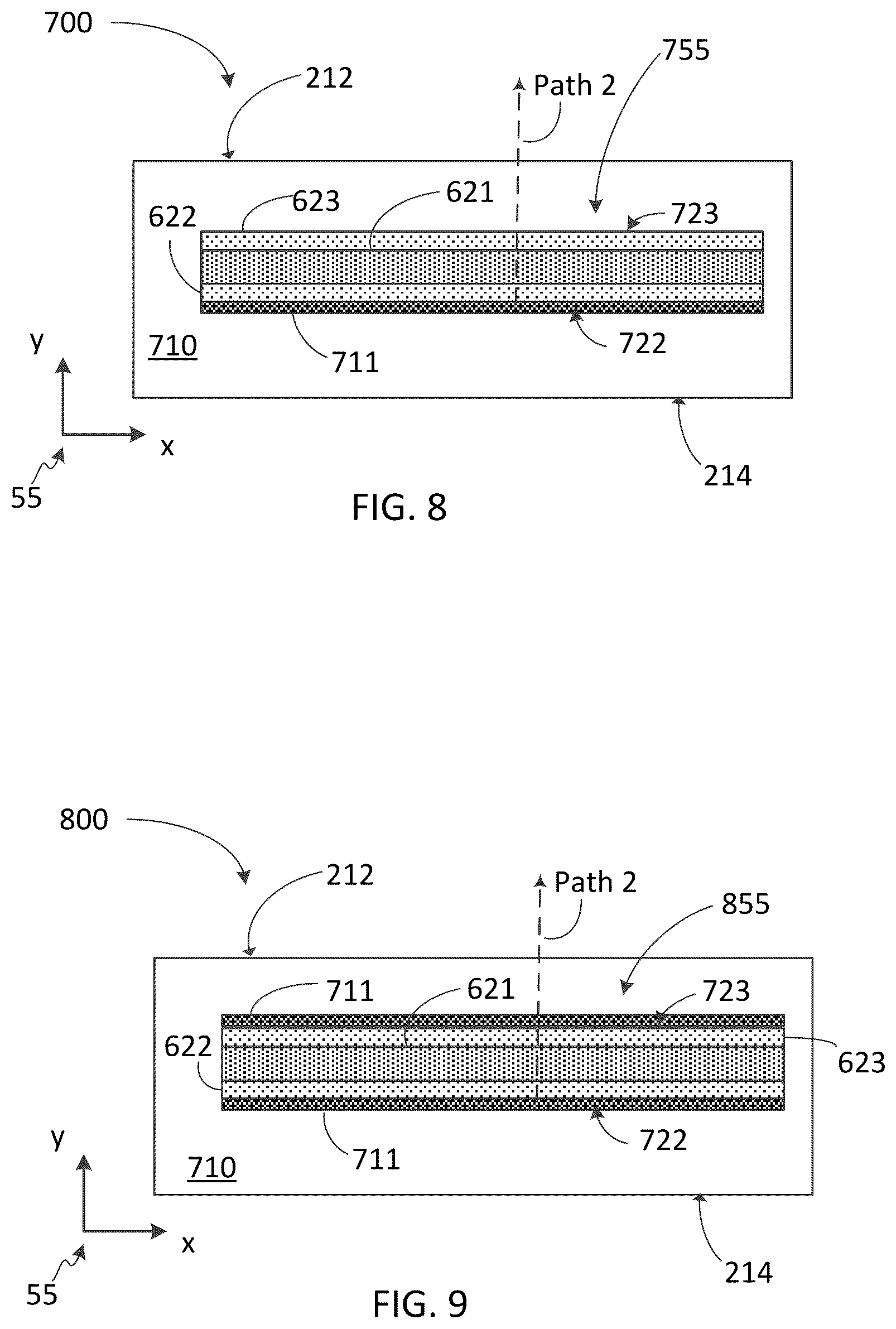 Patent US12099190 Figure 7 – Waveguide with polarization volume hologram grating