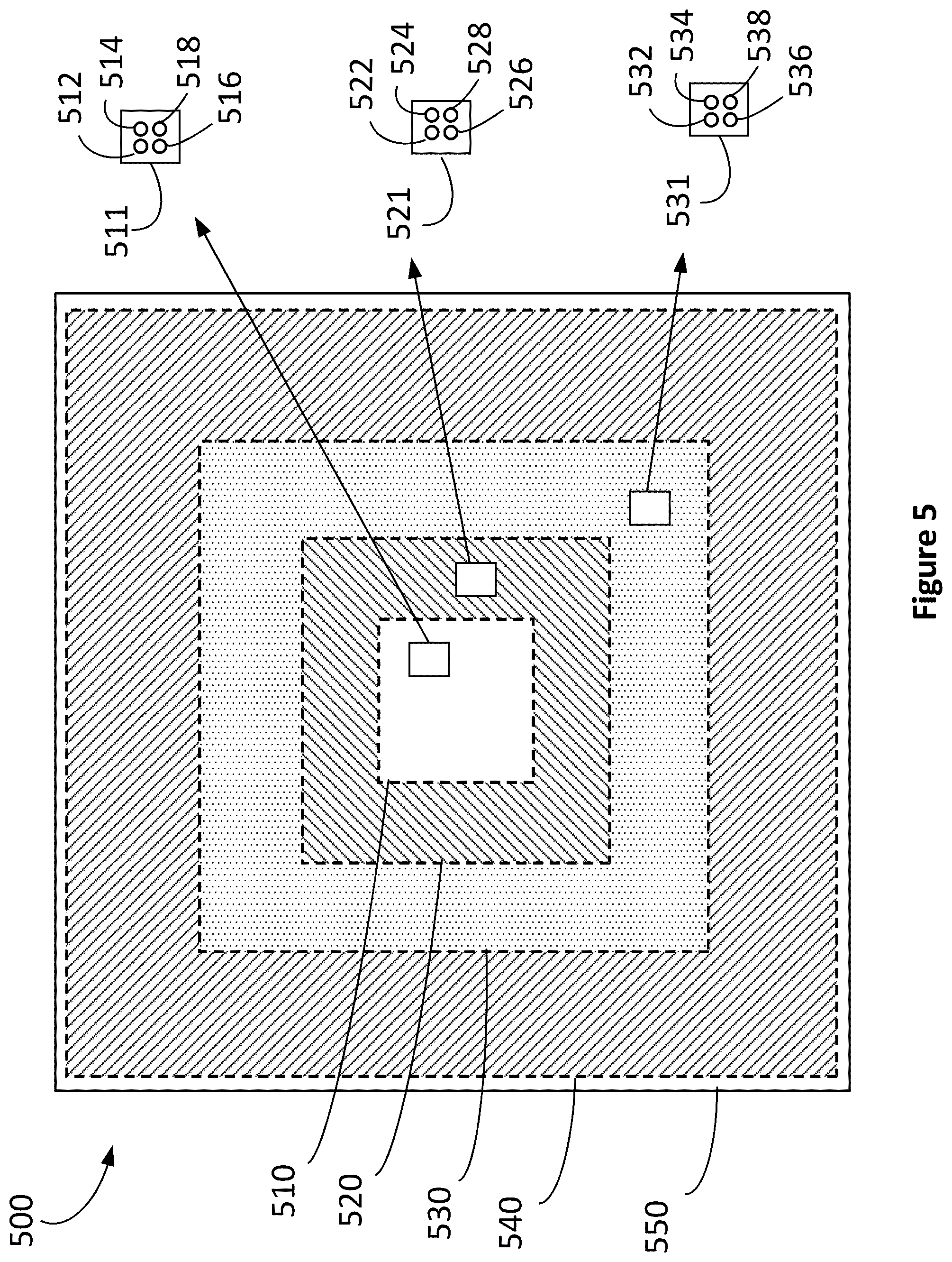 Patent US12099192 Figure 5 – Color foveated display devices and methods of making the same