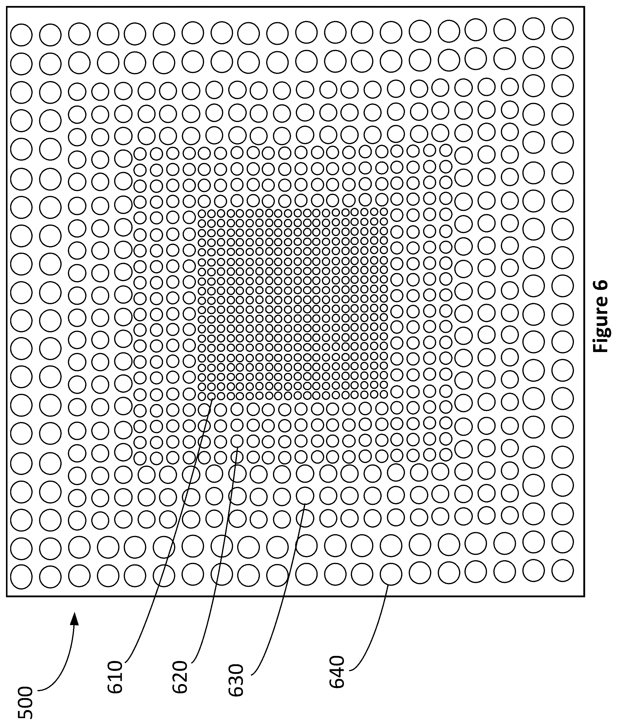 Patent US12099192 Figure 6 – Color foveated display devices and methods of making the same